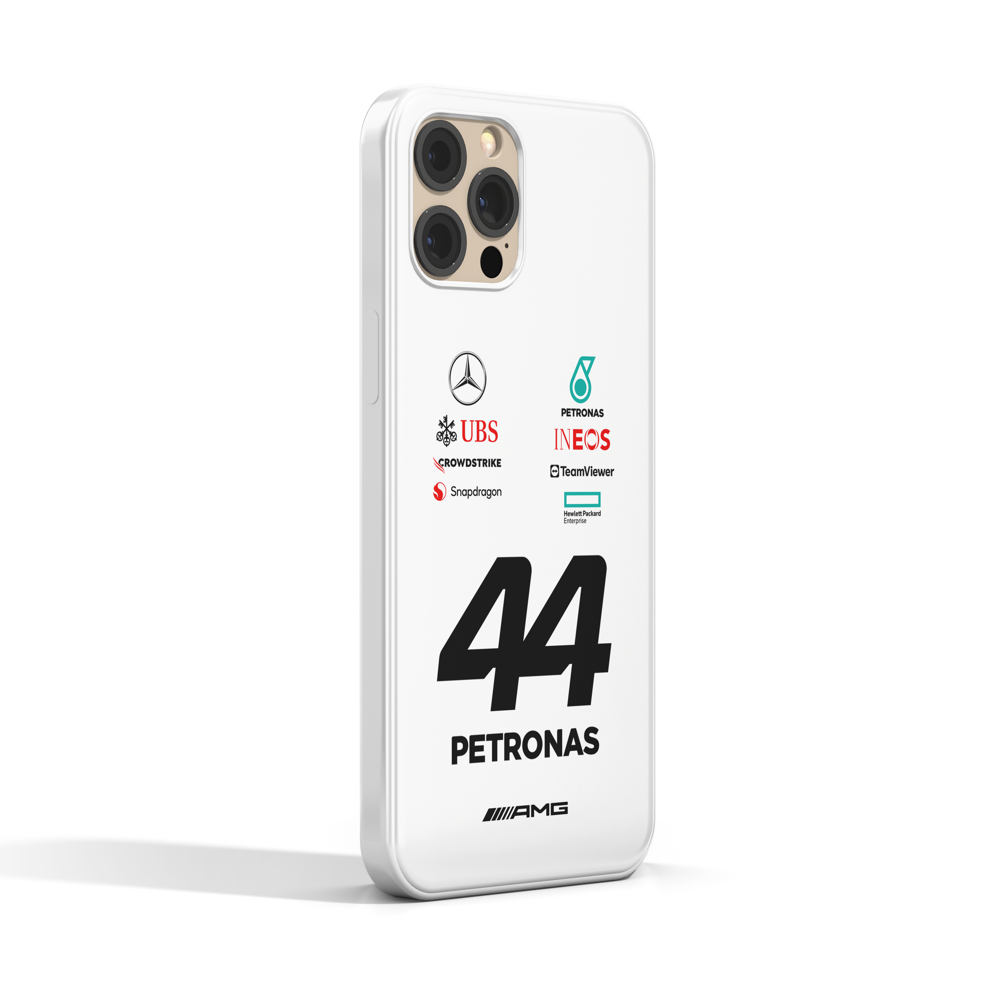 Mercedes AMG White Case 2024 Lewis Hamilton