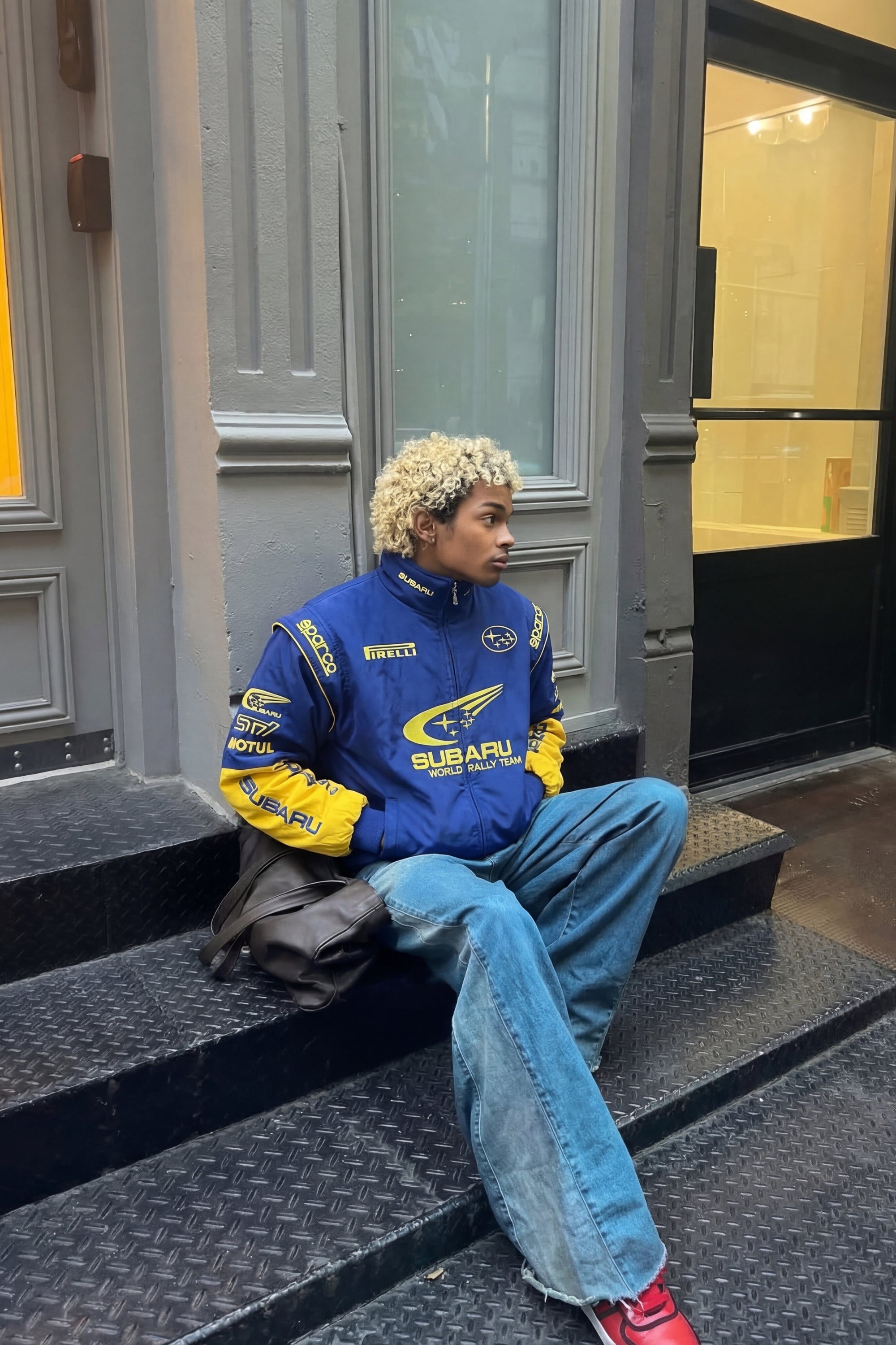 Subaru Rally Vintage Racing Jacket - Blue Edition