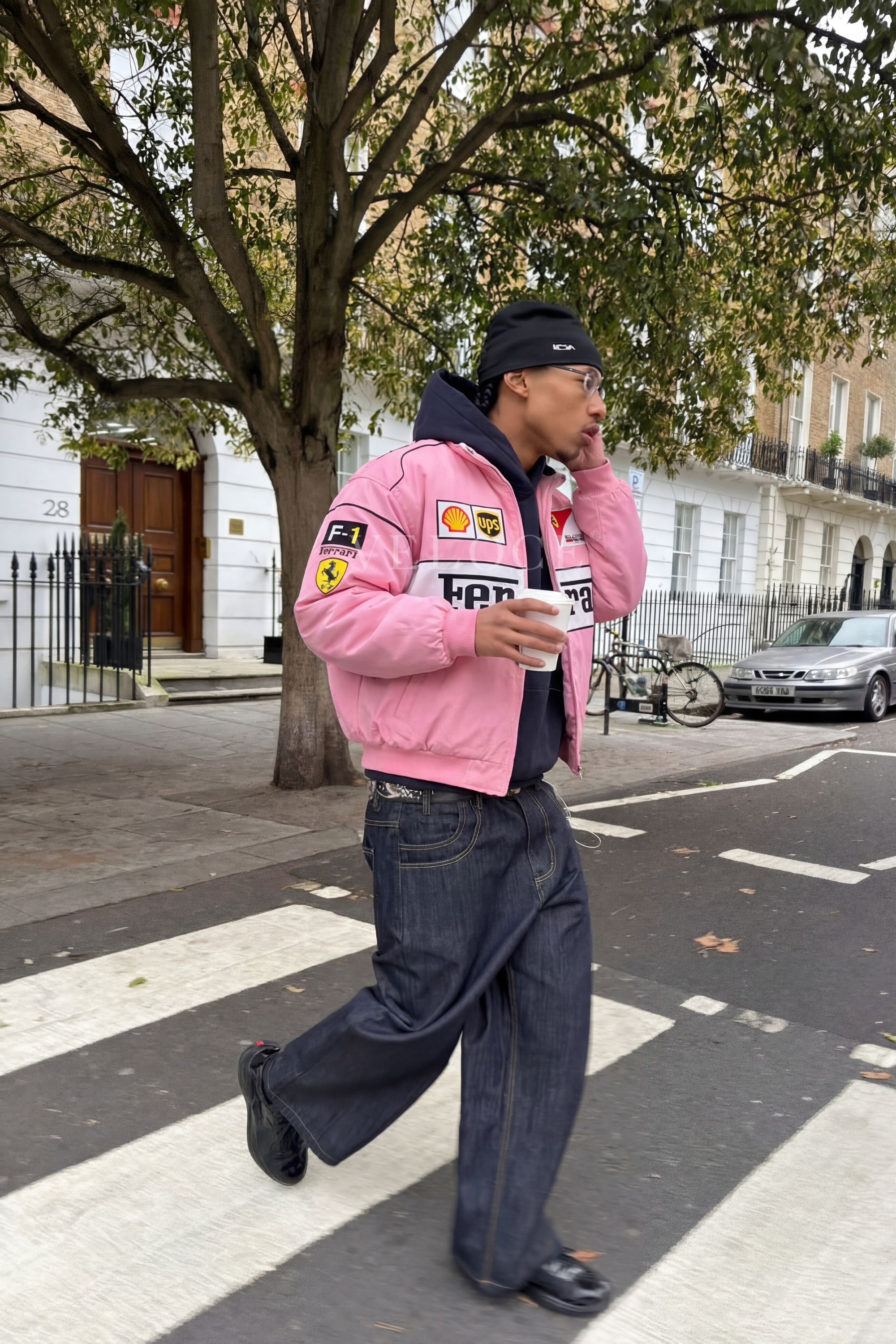 Ferrari F1 Vintage Racing Jacket - Pink Edition