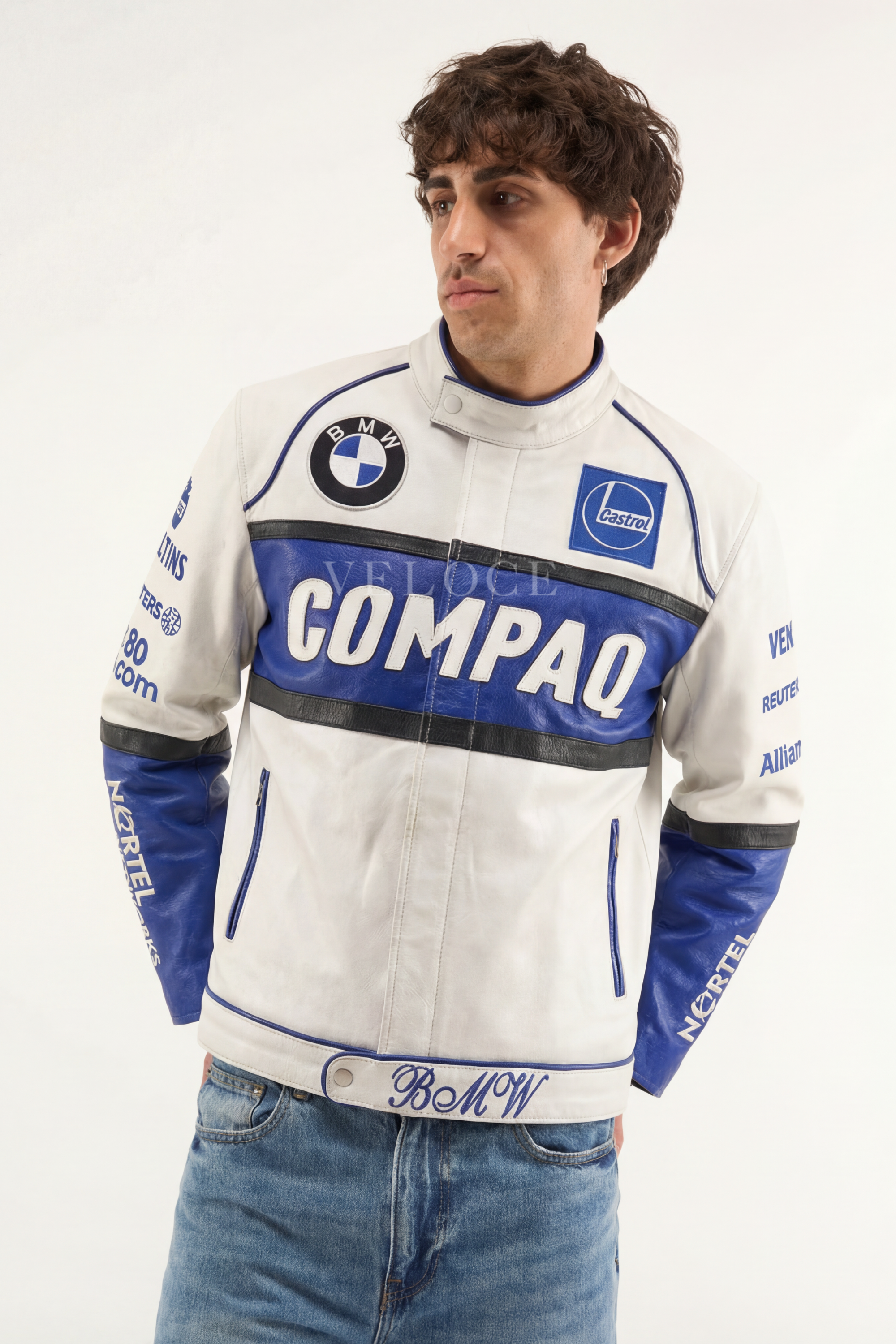 BMW Compaq Vintage Leather Jacket