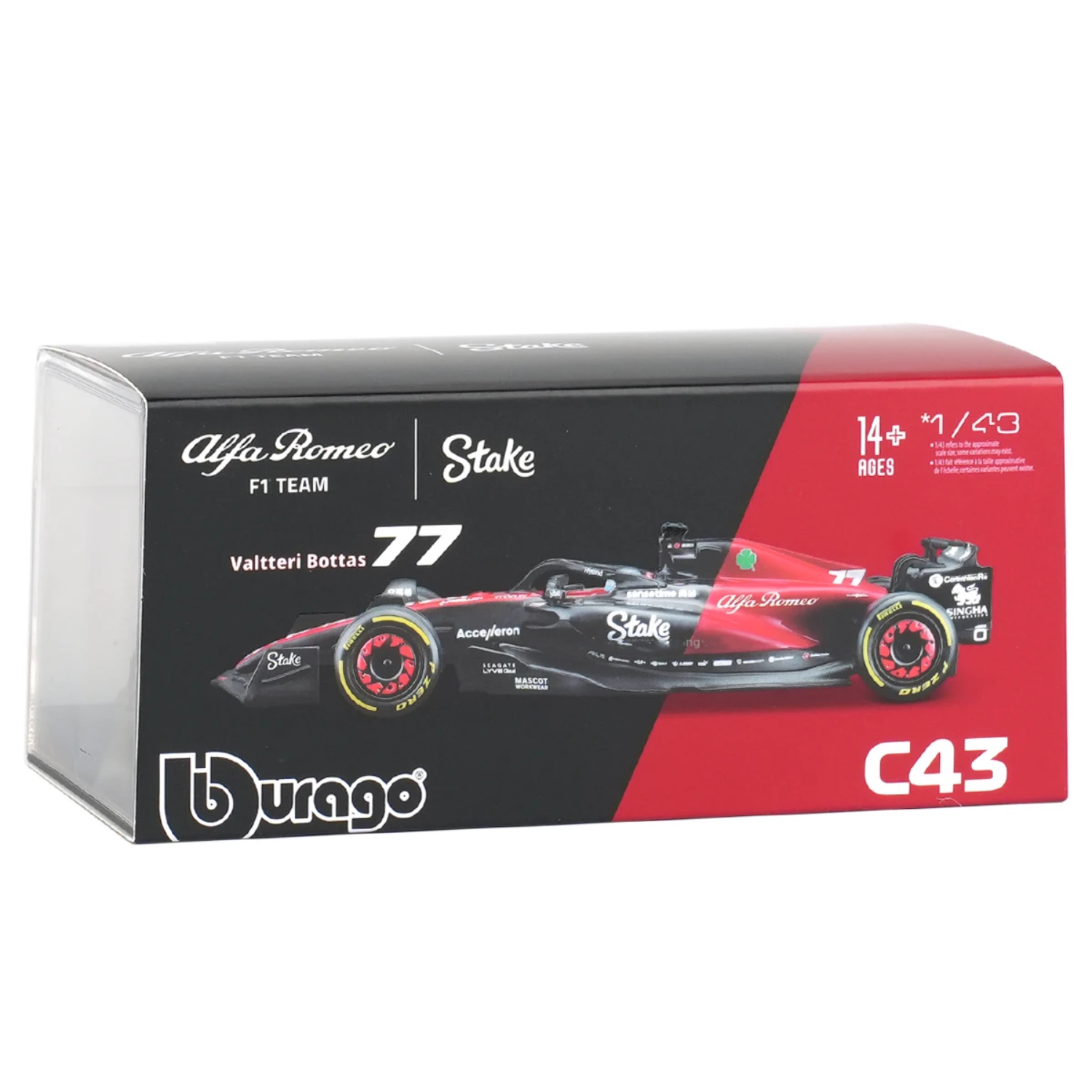 Miniature Alfa Romeo 2023 C43 #77 – Valtteri Bottas
