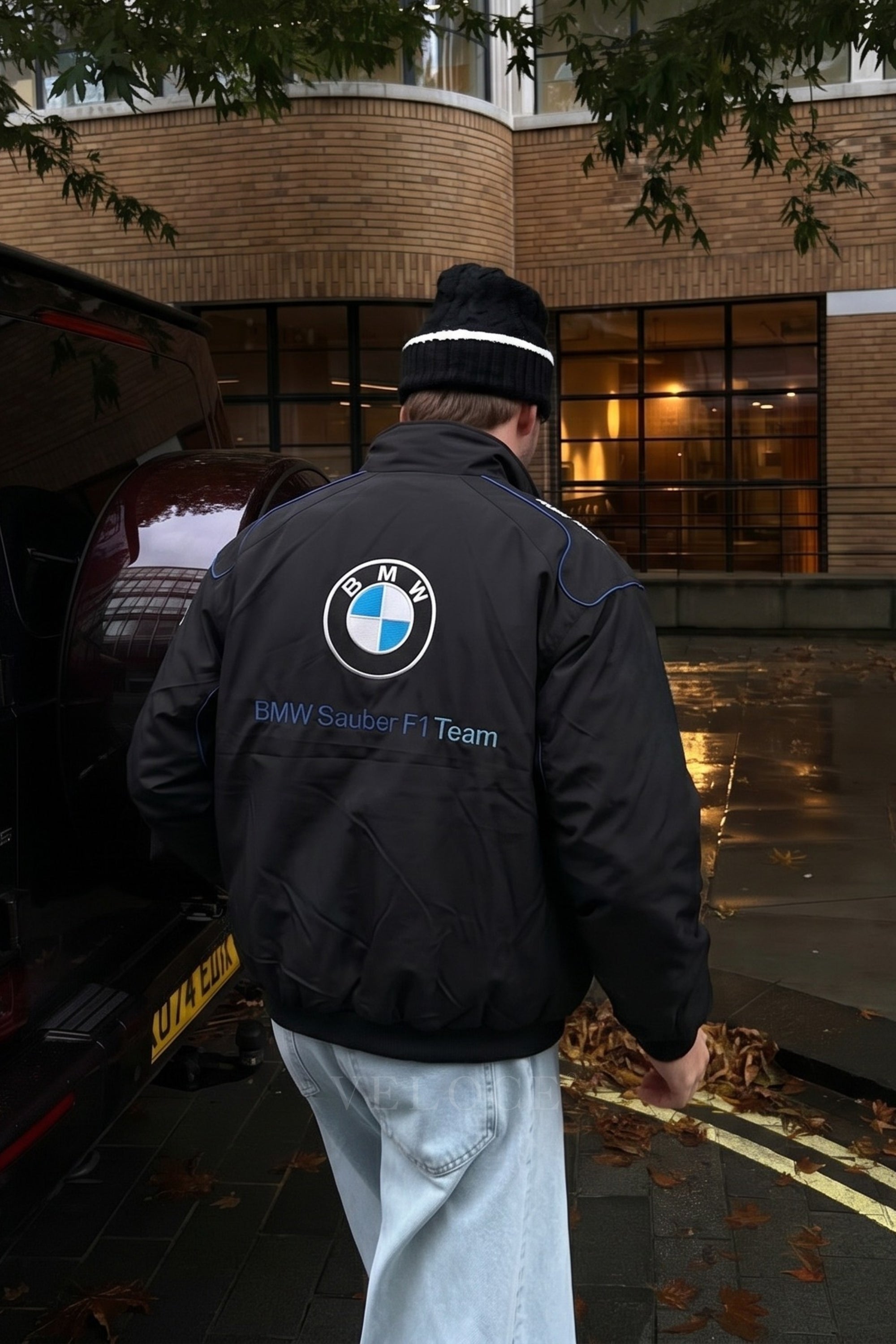BMW F1 Vintage Racing Jacket - Black Edition