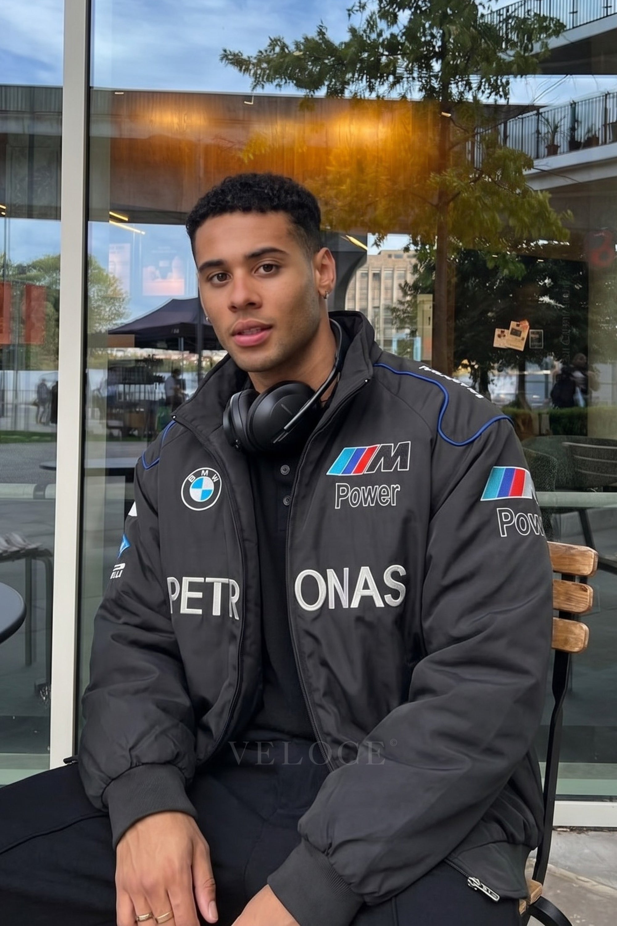 BMW F1 Vintage Racing Jacket - Black Edition