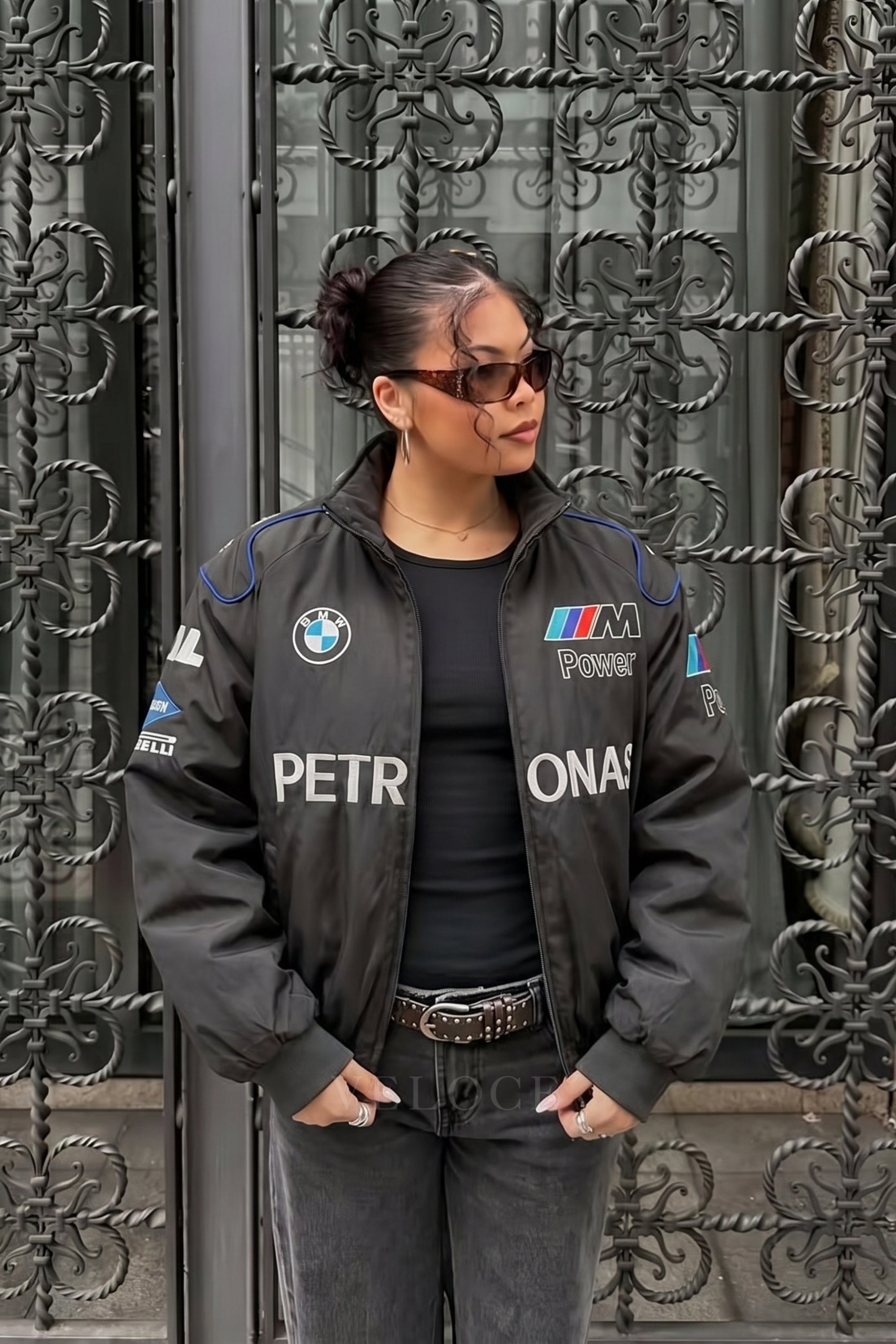 BMW F1 Vintage Racing Jacket - Black Edition