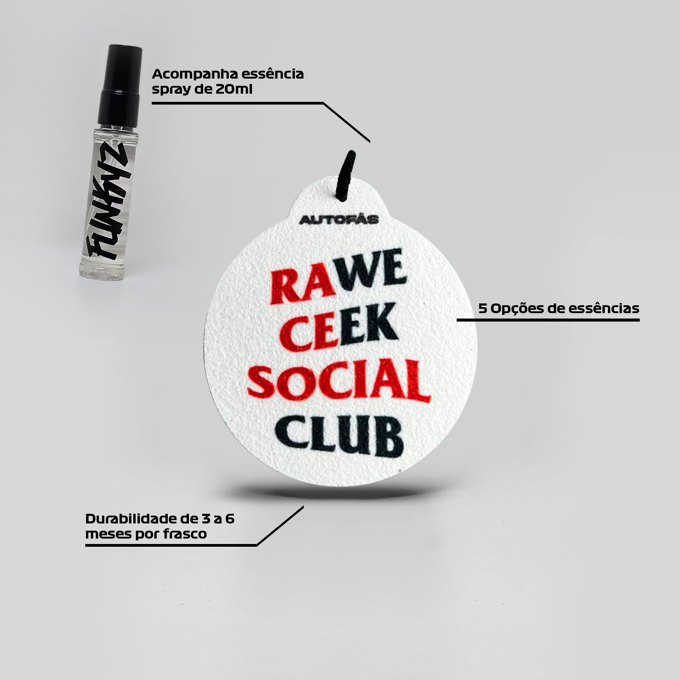 Rawe Ceek Social Club Air Freshener