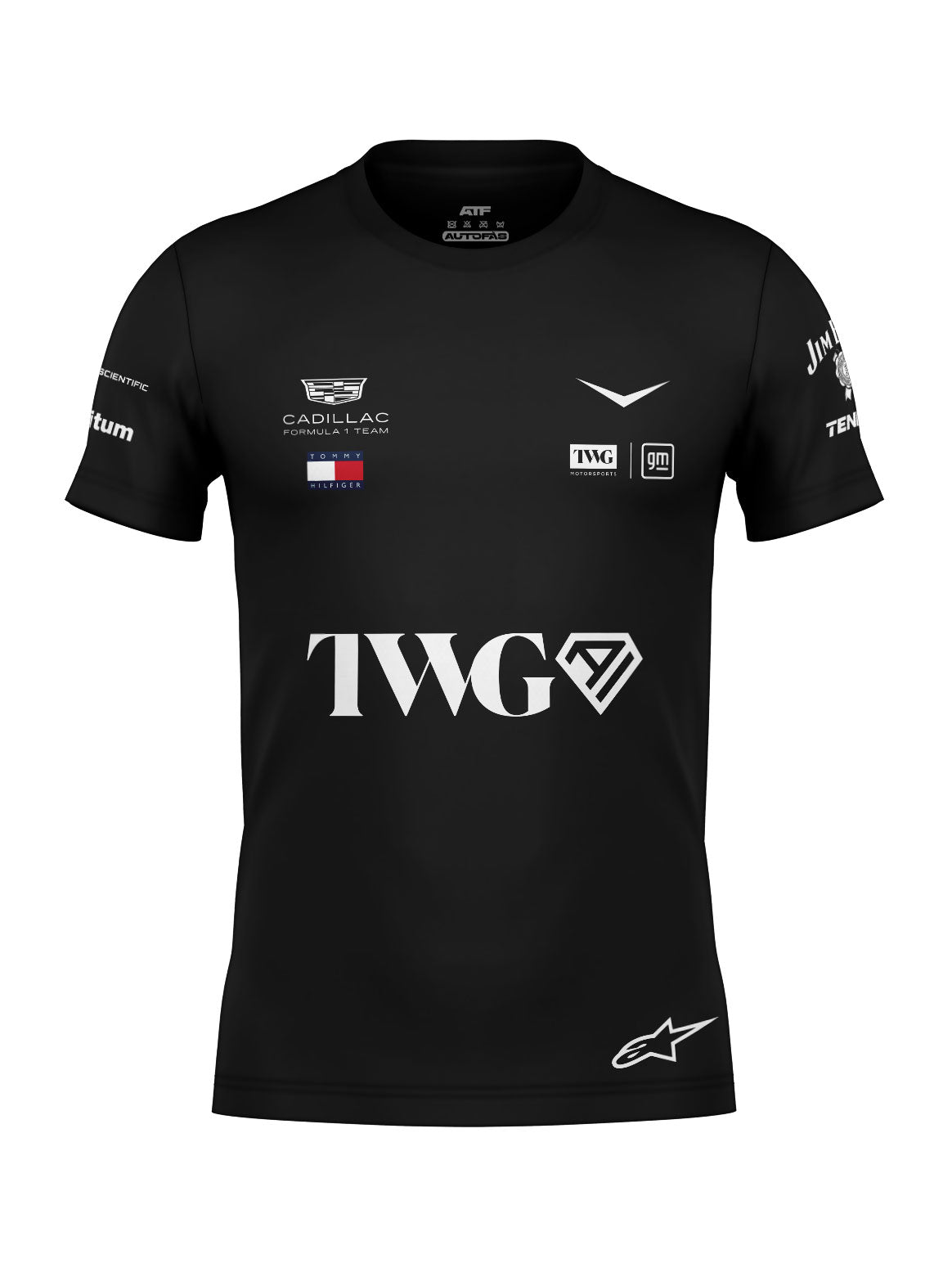 Cadillac F1 Team Black Cotton T-Shirt