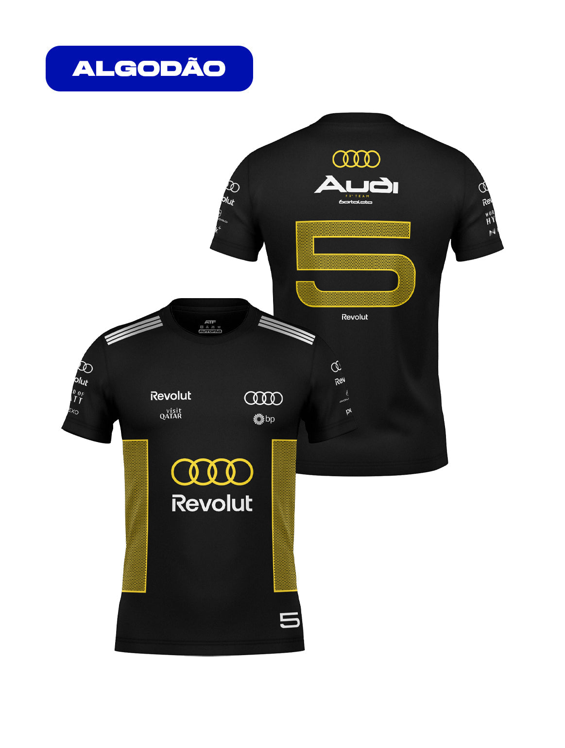 Cotton T-Shirt Gabriel Bortoleto Audi Monaco Edition 2026
