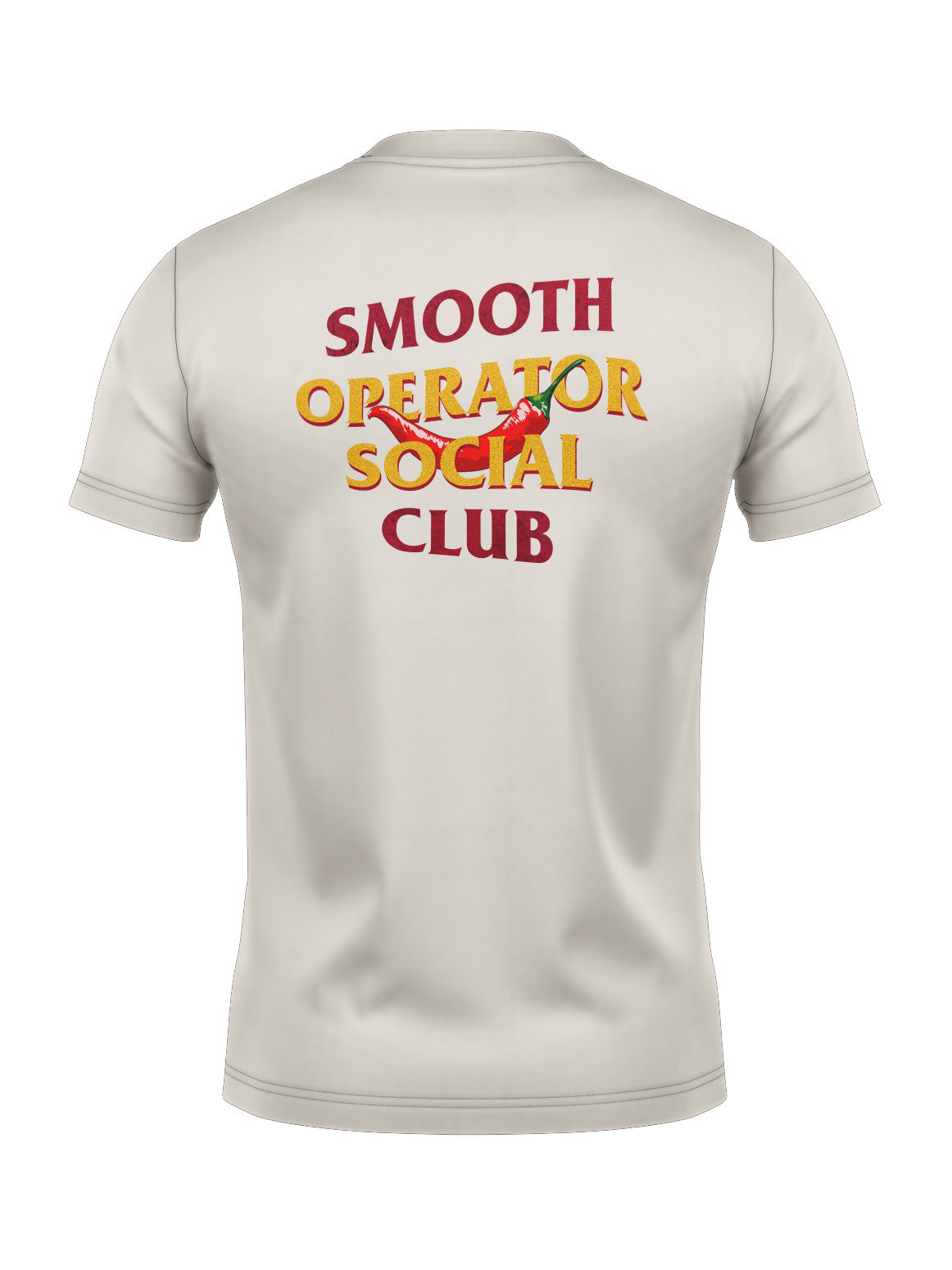 Smoth Operator Social Club Off White Cotton T-Shirt