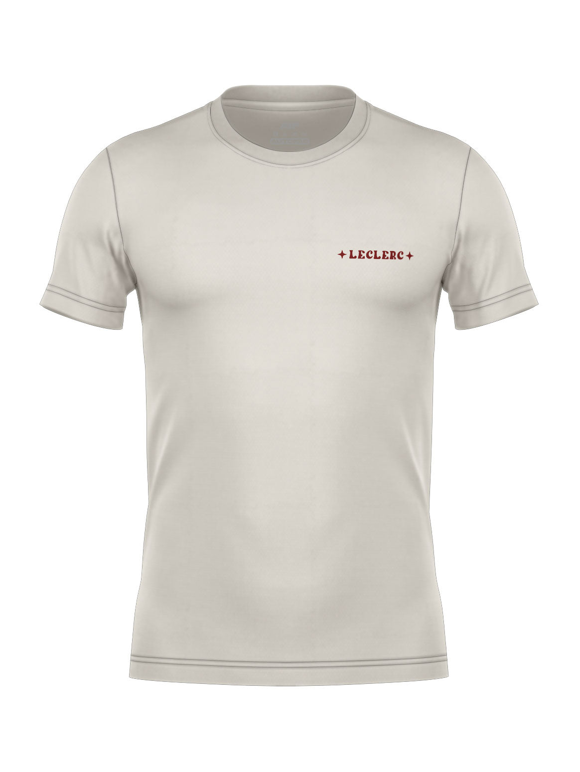 RaioX Charles Leclerc Off White Cotton T-Shirt