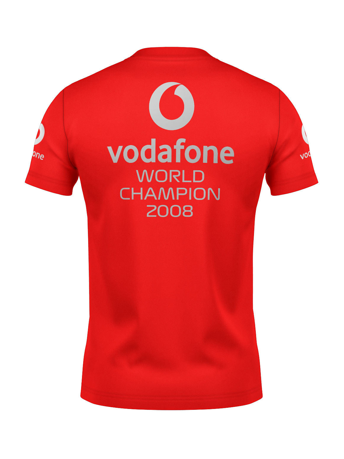 Lewis Hamilton Mclaren Vodafone 2008 WDC Cotton T-Shirt