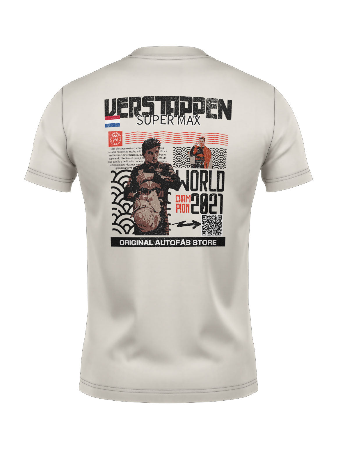Max Verstappen Special Edition QR Code T-Shirt
