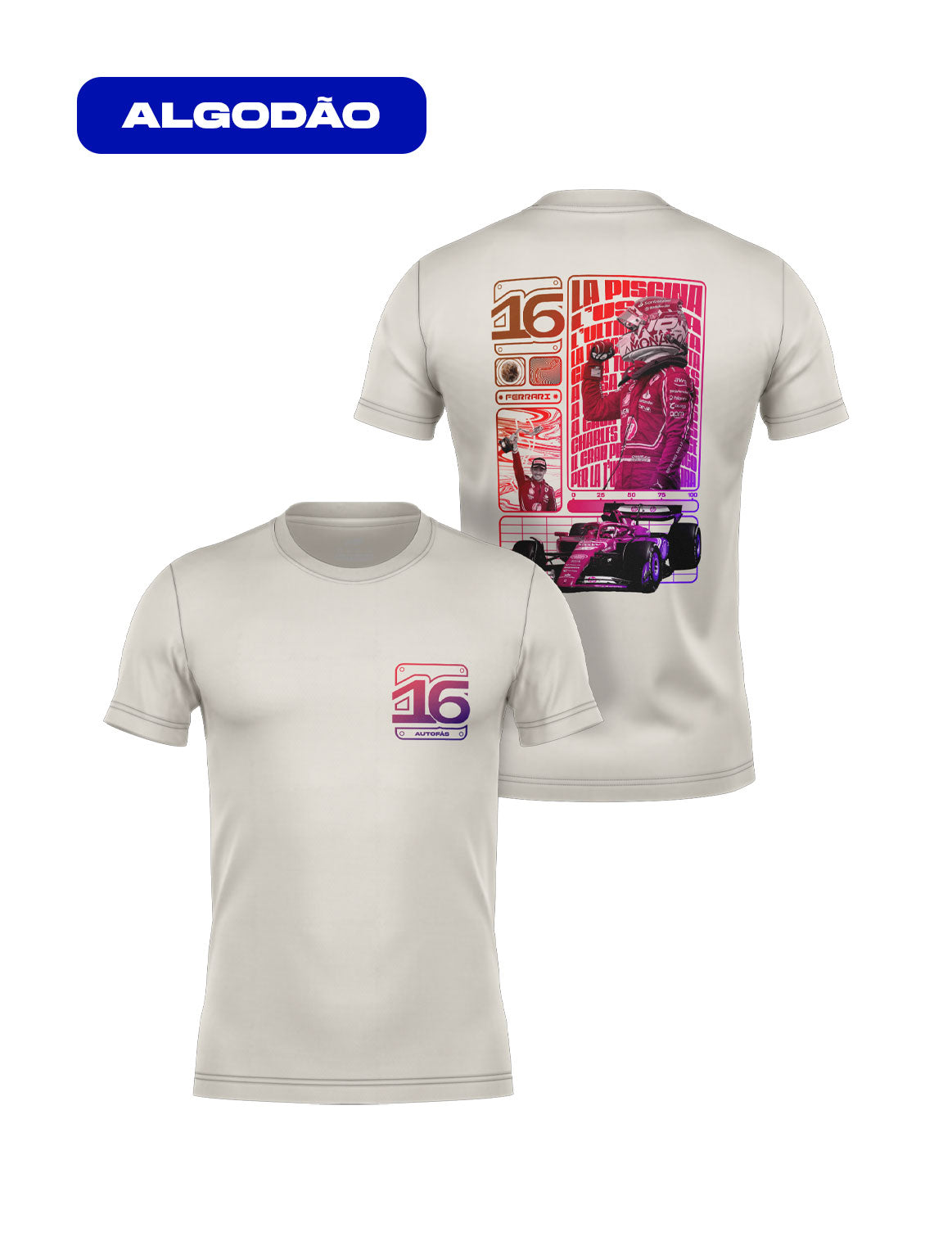 Cotton T-Shirt Cherles Leclerc Special Edition Monaco 2024 OW