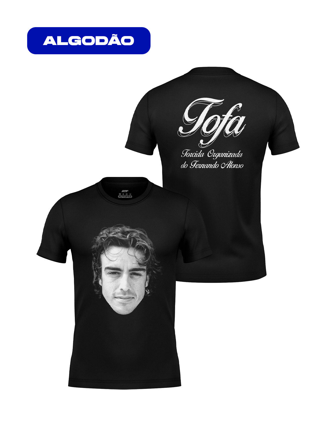 Tofa Organized Supporter T-Shirt of Fernando Alonso 100% Cotton