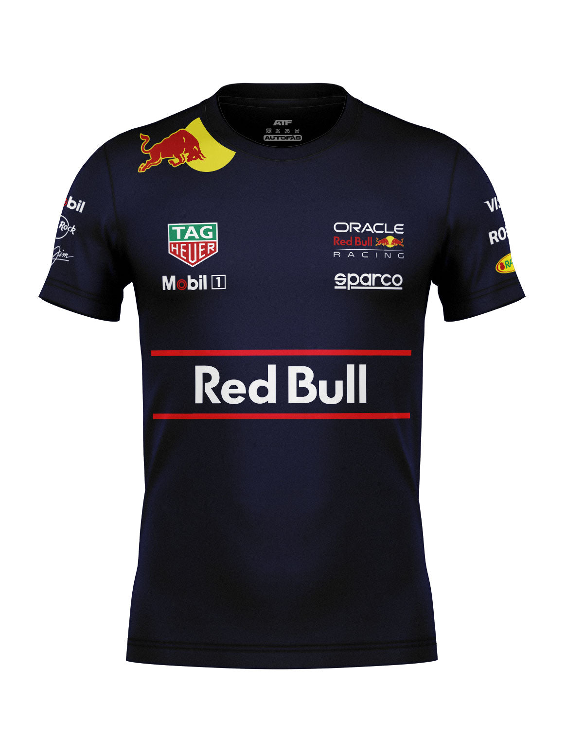 Red Bull Cotton T-Shirt Navy Blue Team 2025