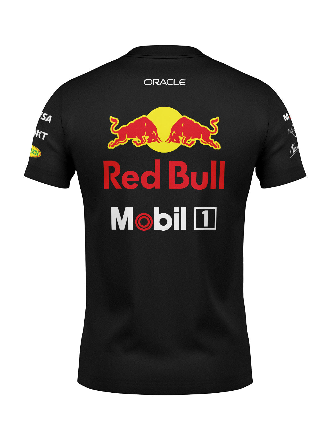 Red Bull Team Cotton T-Shirt Black 2025
