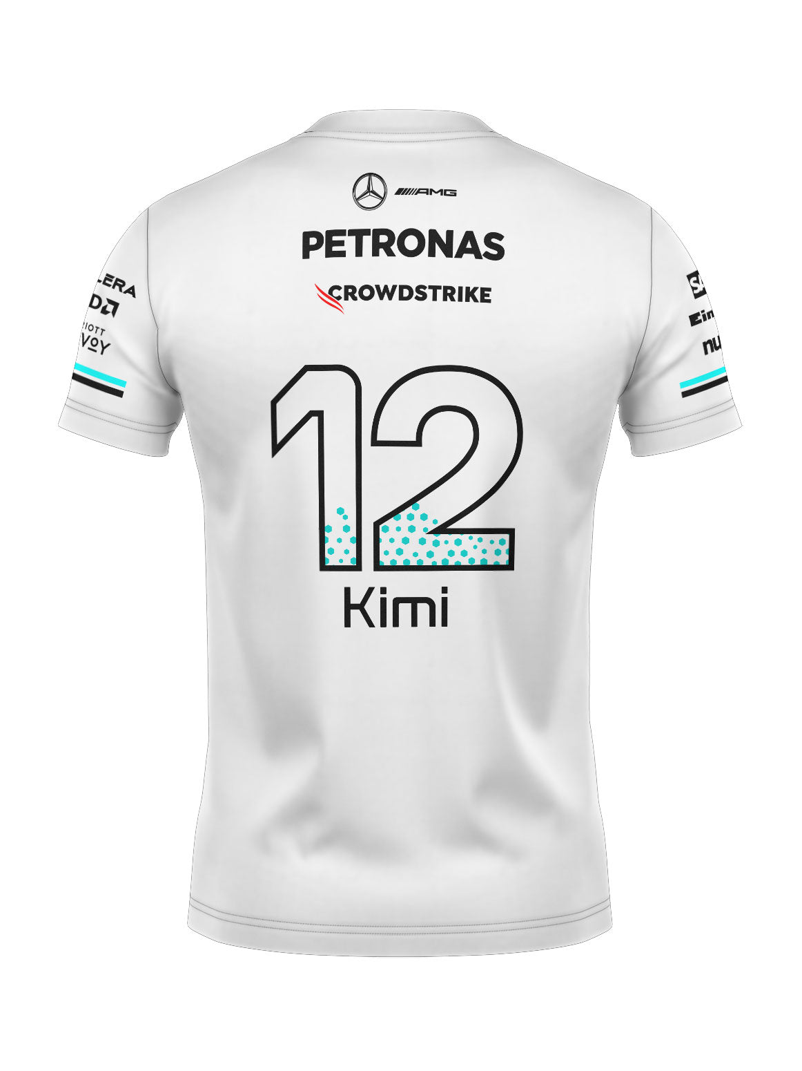 Mercedes Kimi Antonelli Cotton T-Shirt White 2025