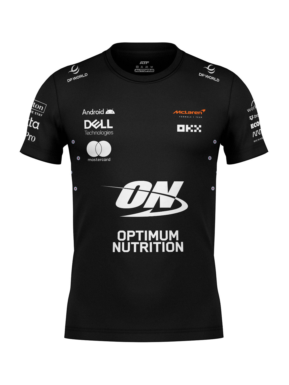 McLaren Team Cotton T-Shirt Black 2025