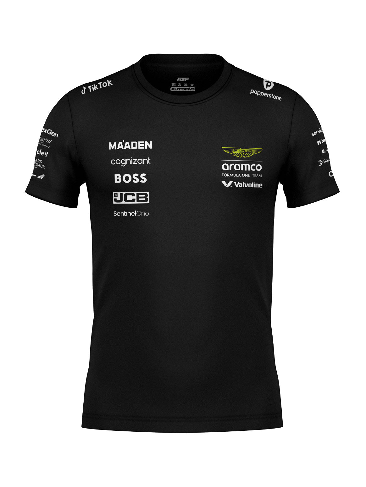 Aston Martin Team Cotton T-Shirt Black 2025