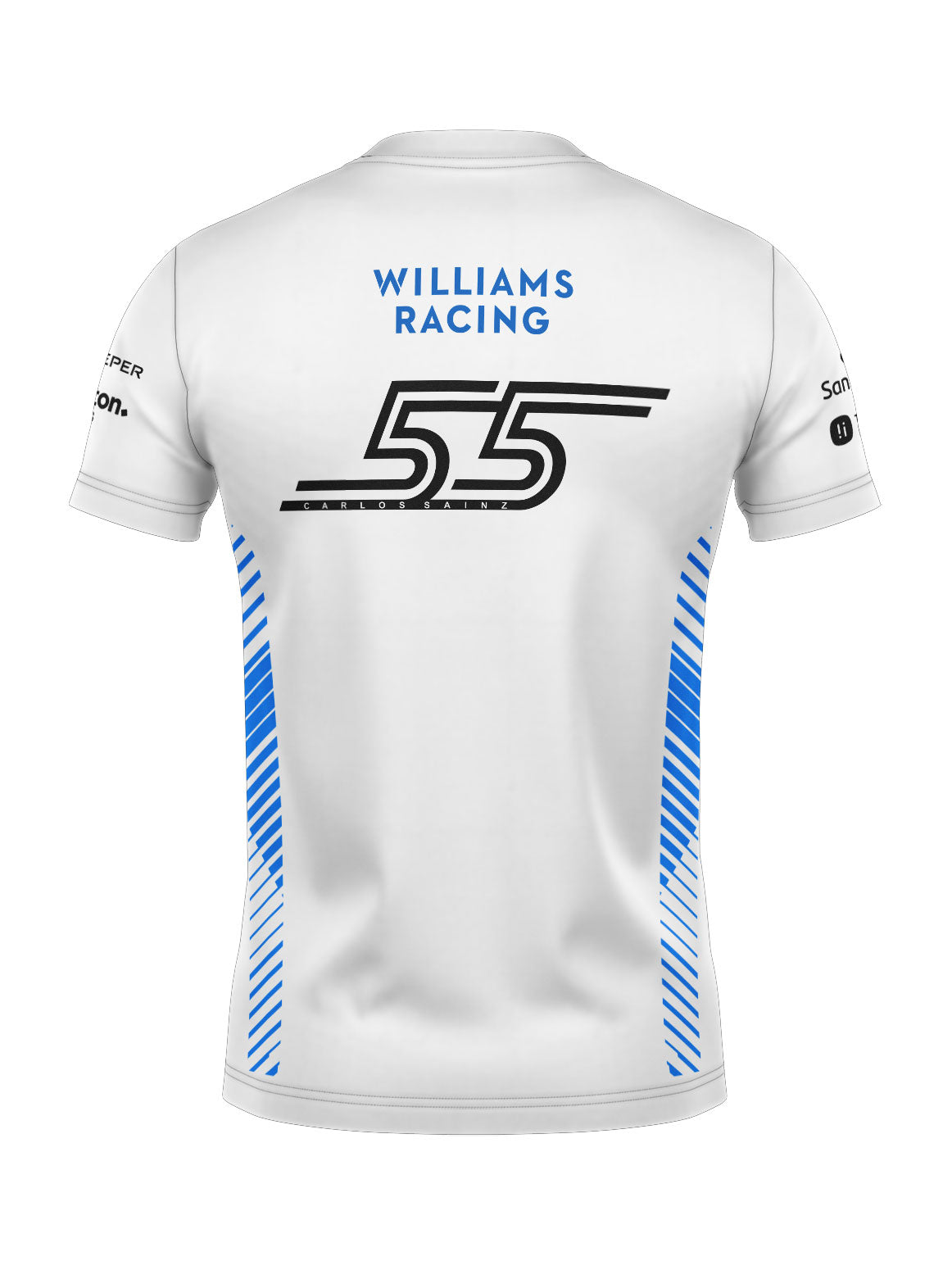 Williams Cotton T-Shirt Carlos Sainz White 2025