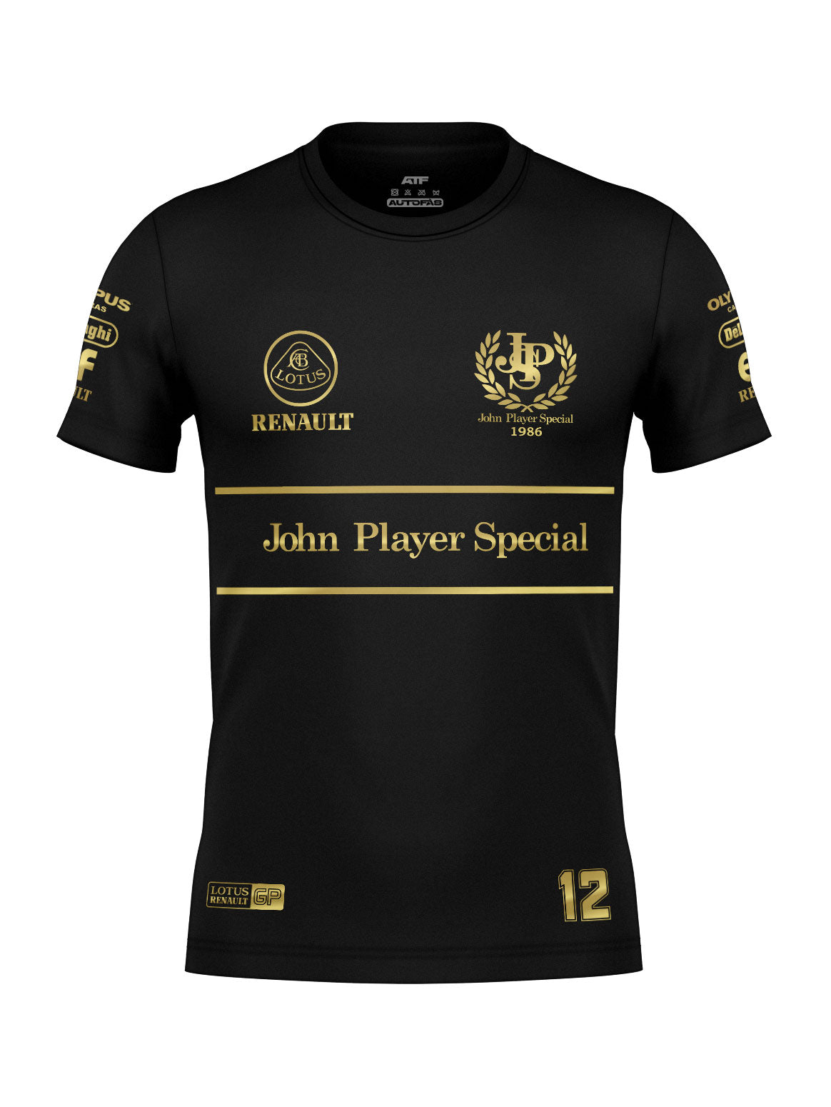 Cotton T-Shirt Lotus John Player 80s Black 2025