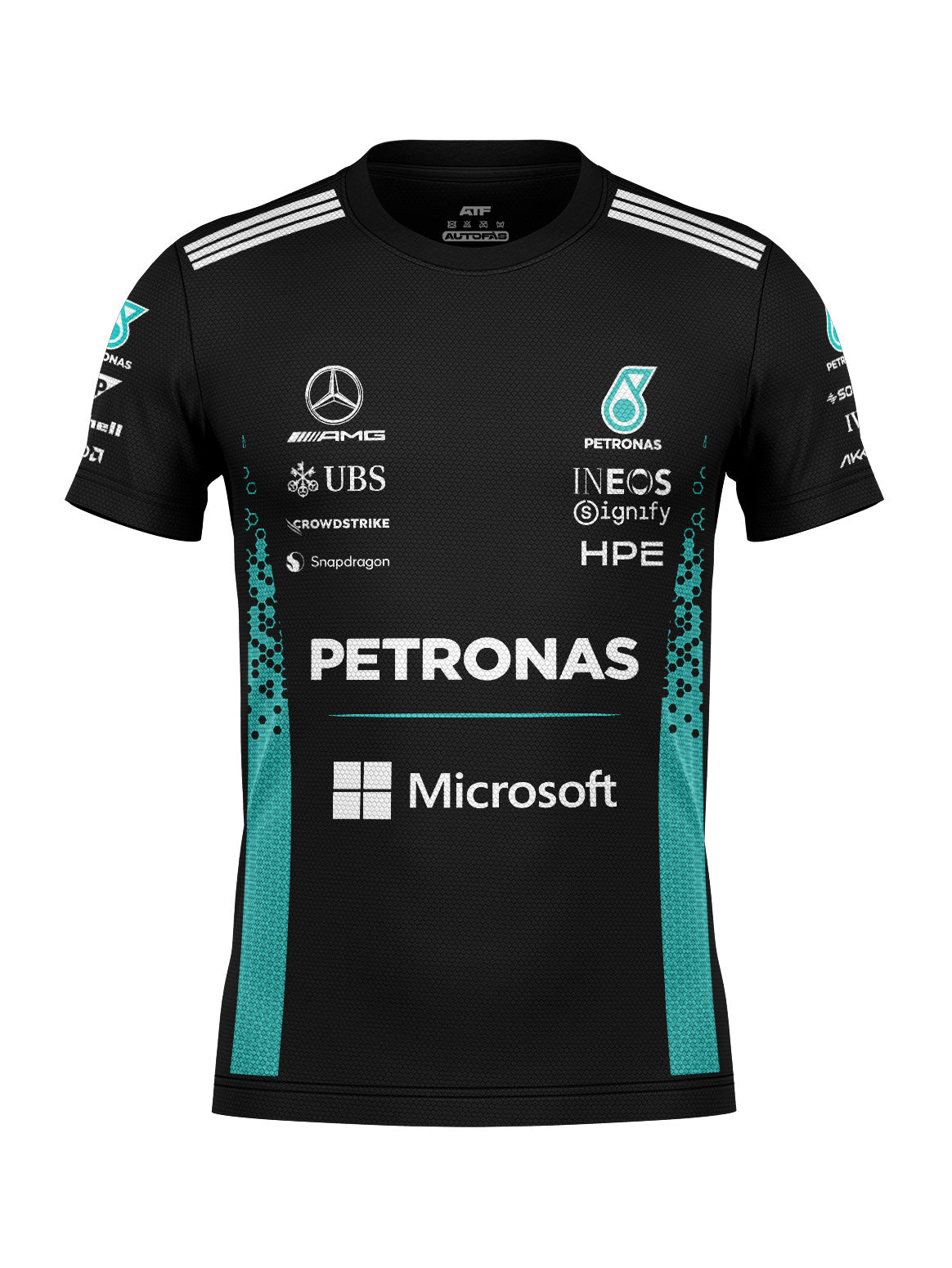 Mercedes F1 2026 Black Dryfit T-Shirt