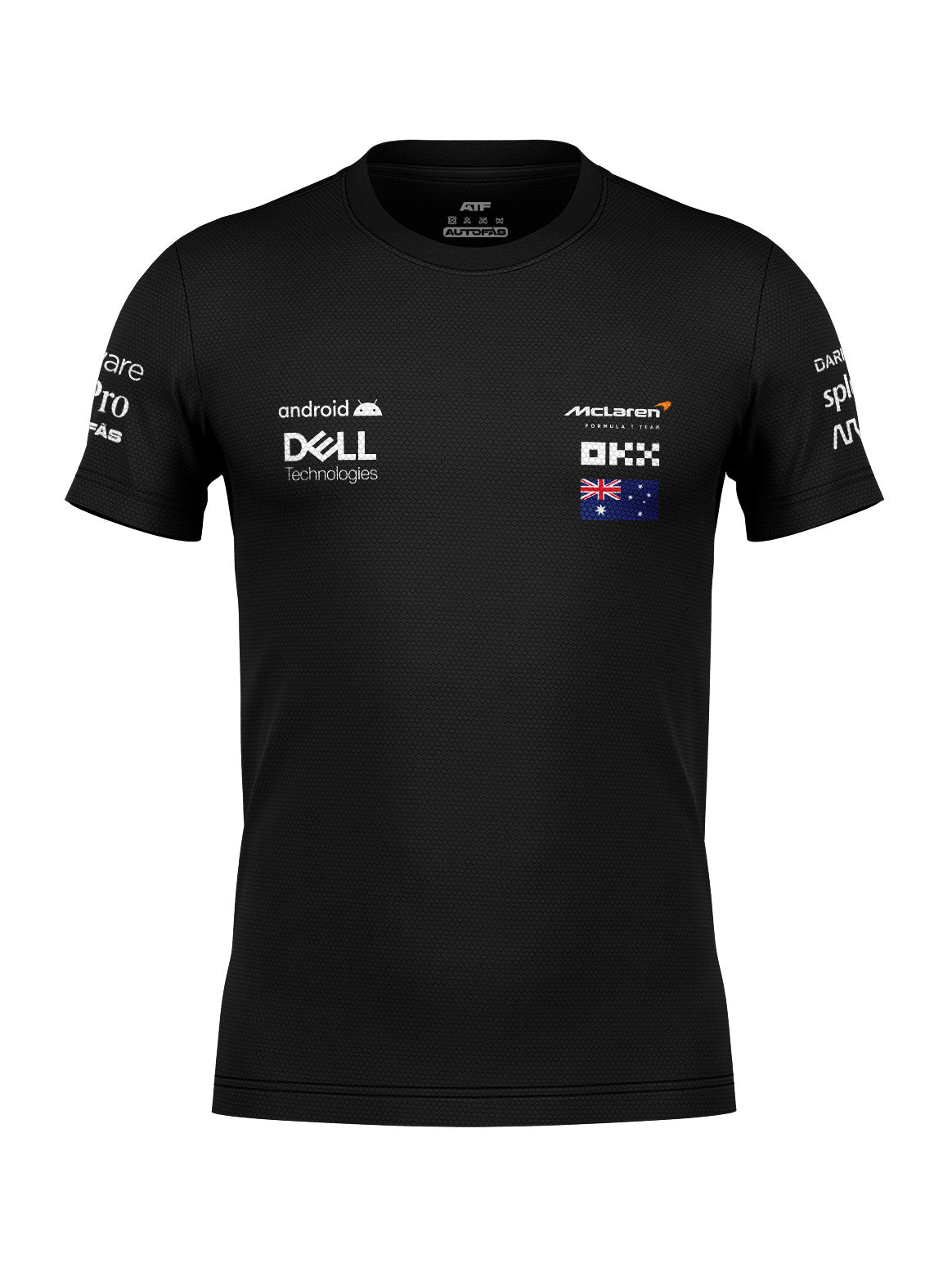Oscar Piastri Mclaren 2024 Black DryFit T-Shirt