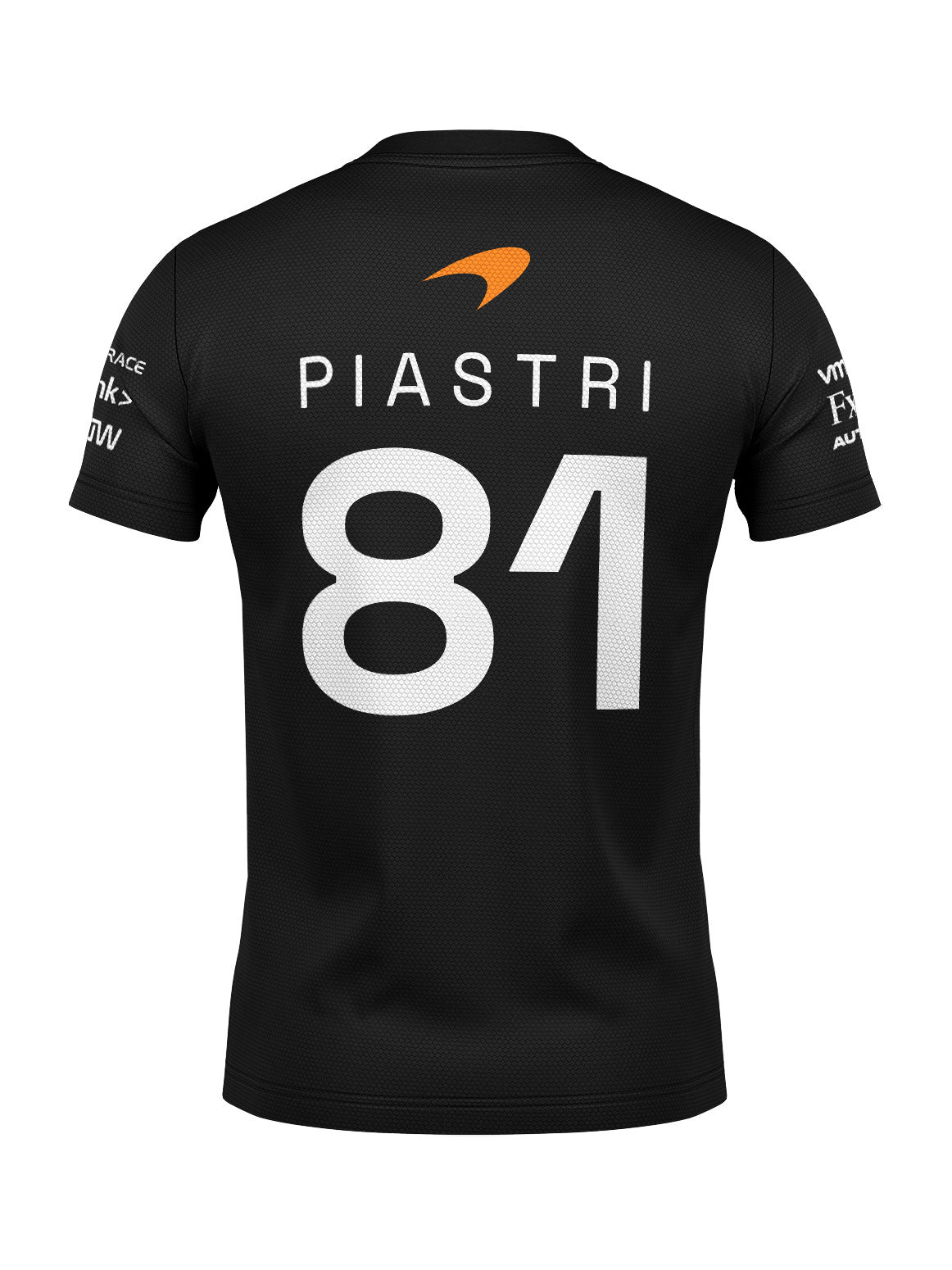Oscar Piastri Mclaren 2024 Black DryFit T-Shirt
