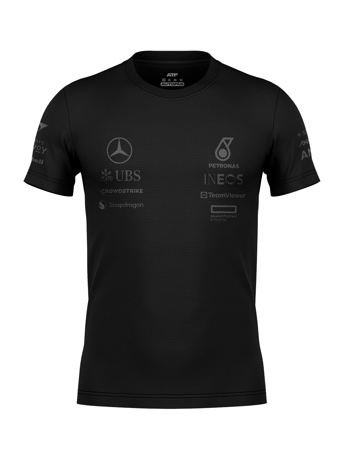 Mercedes 2024 All Black George Russell DryFit T-Shirt