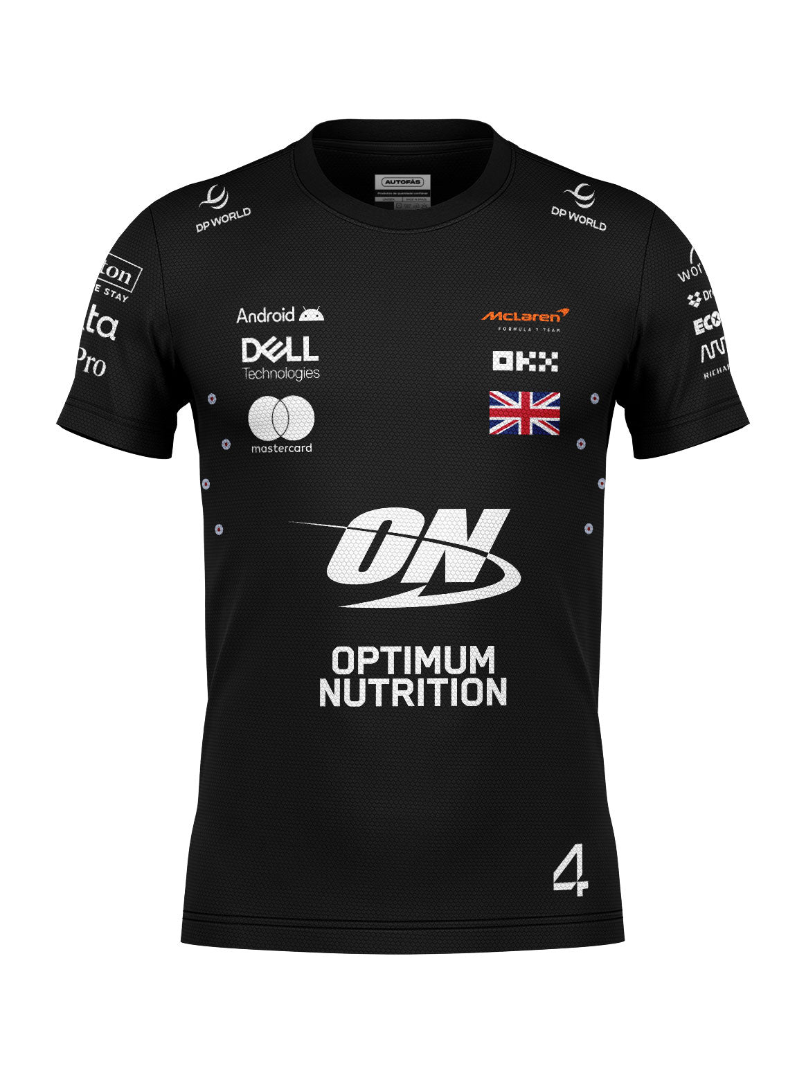 Mclaren Lando Norris Dryfit T-Shirt Black 2025