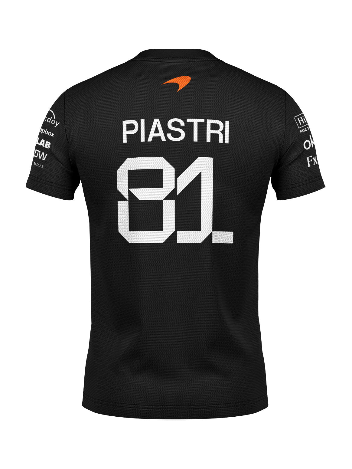 Mclaren Oscar Piastri Dryfit T-Shirt Black 2025