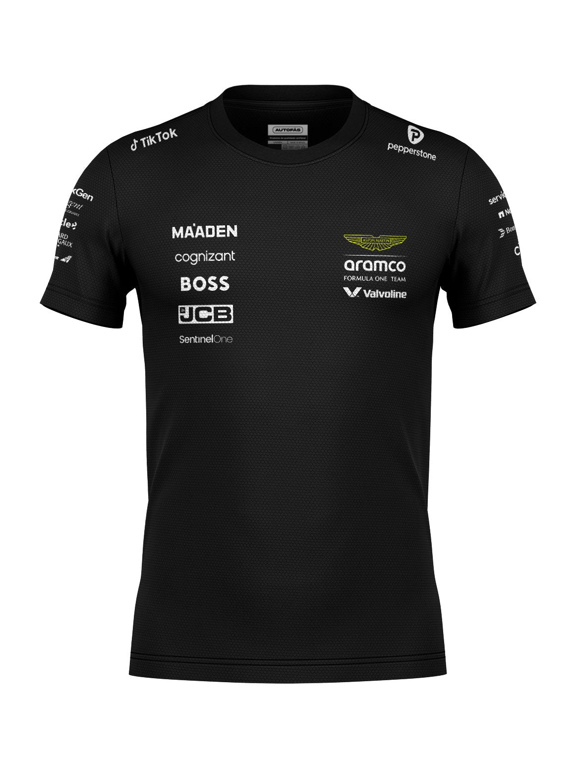 Aston Martin Team Dryfit T-Shirt Black 2025