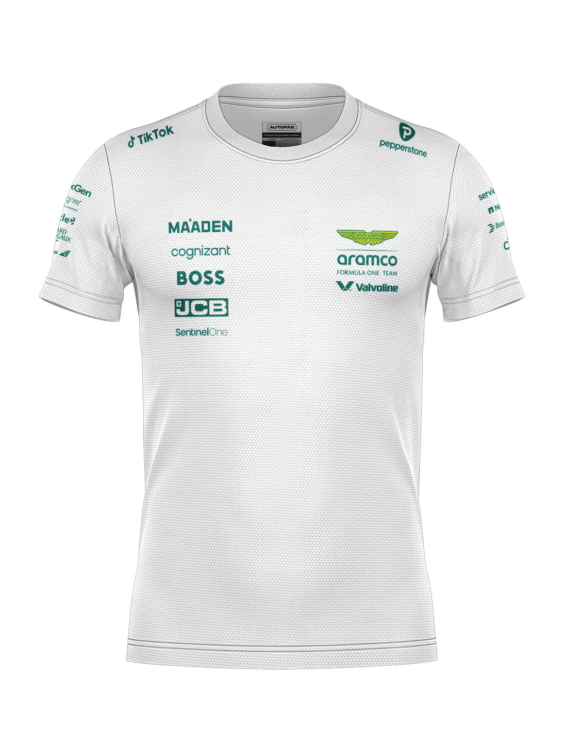 Aston Martin Team Dryfit T-Shirt White 2025
