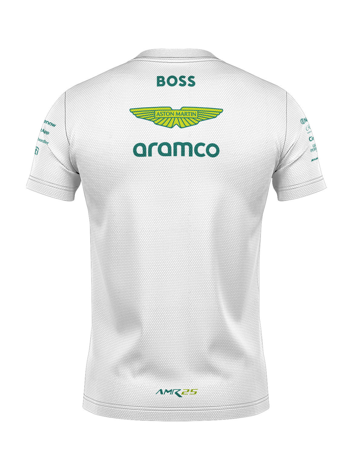 Aston Martin Team Dryfit T-Shirt White 2025