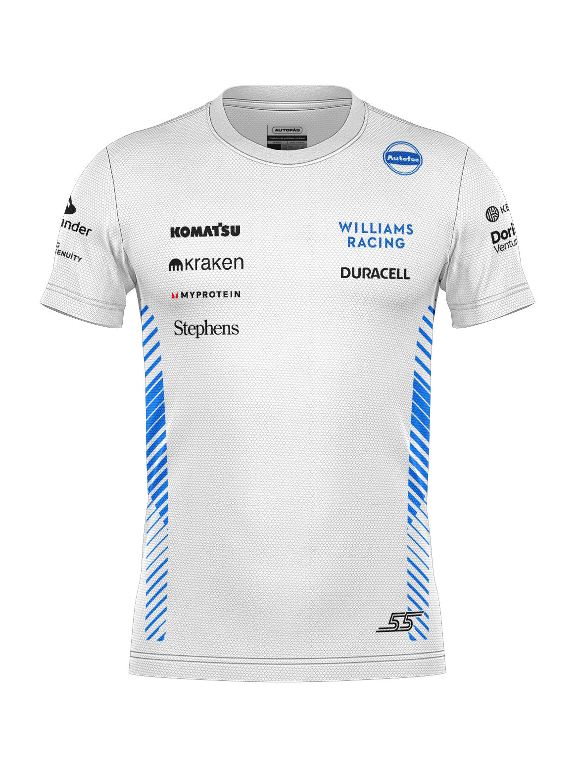 Williams Carlos Sainz Dryfit T-Shirt White 2025