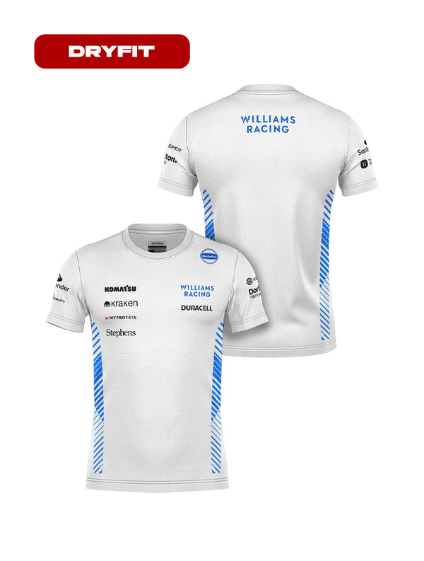 Williams Team Dryfit T-Shirt White 2025