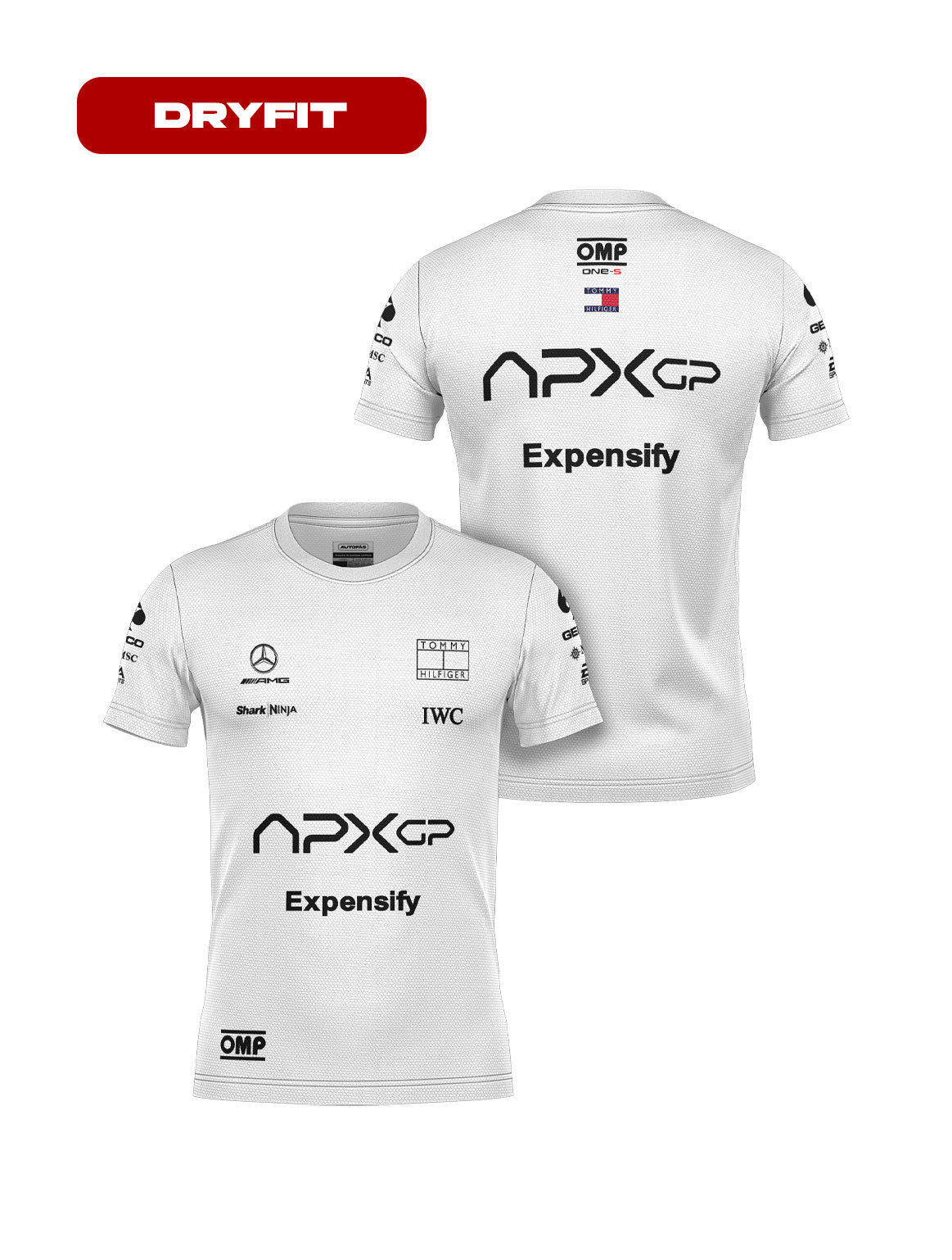 APXGP White F1 Movie Dryfit T-Shirt