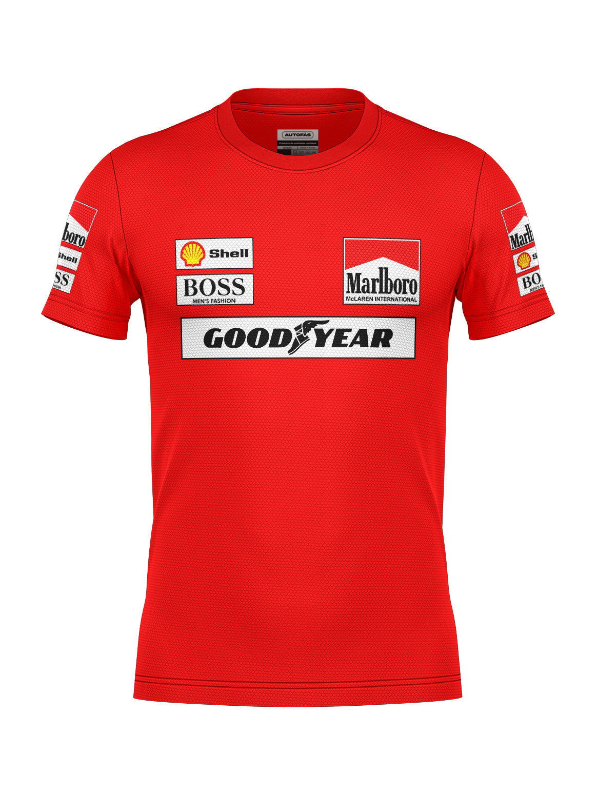 McLaren Marlboro Retro Red Dryfit T-Shirt