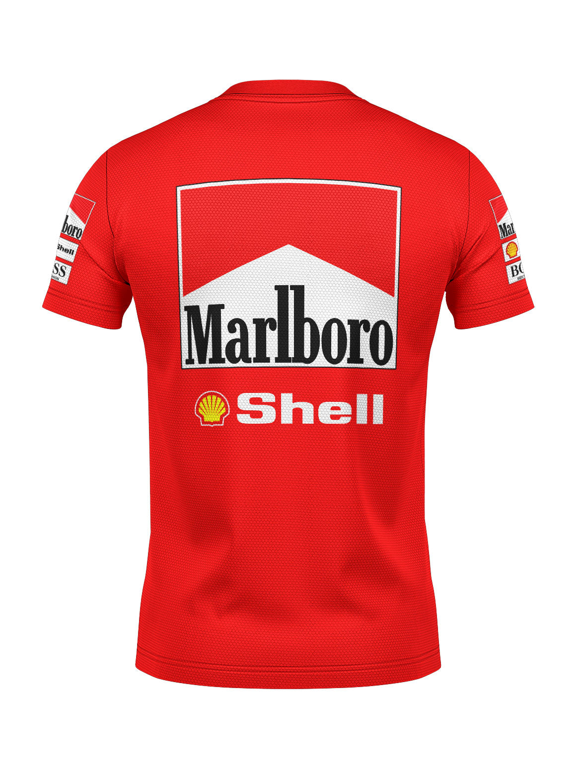 McLaren Marlboro Retro Red Dryfit T-Shirt