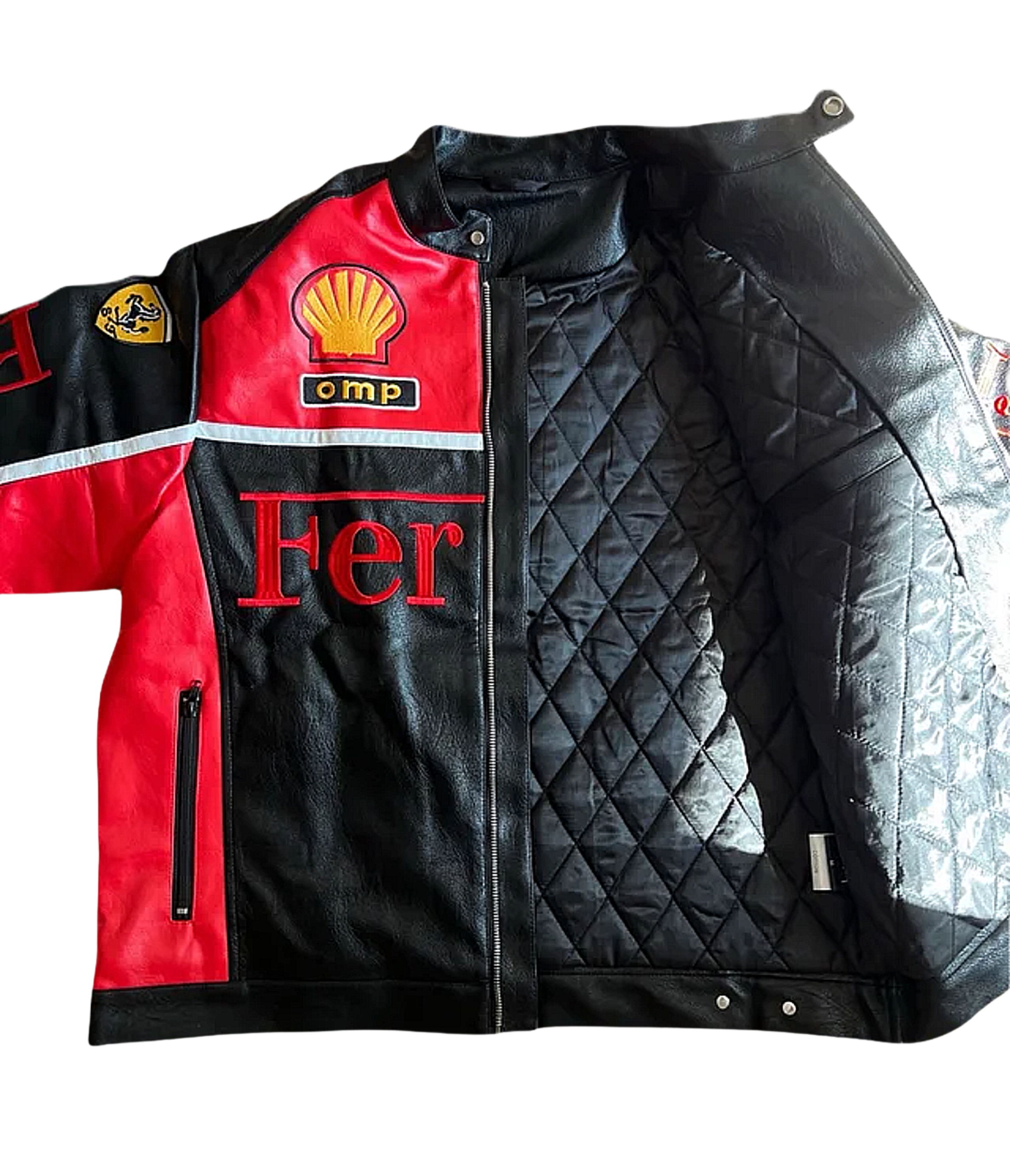 Ferrari F1 Olympus Leather Jacket - Red Edition
