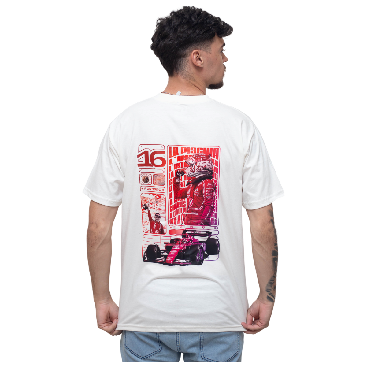 Cotton T-Shirt Cherles Leclerc Special Edition Monaco 2024 OW