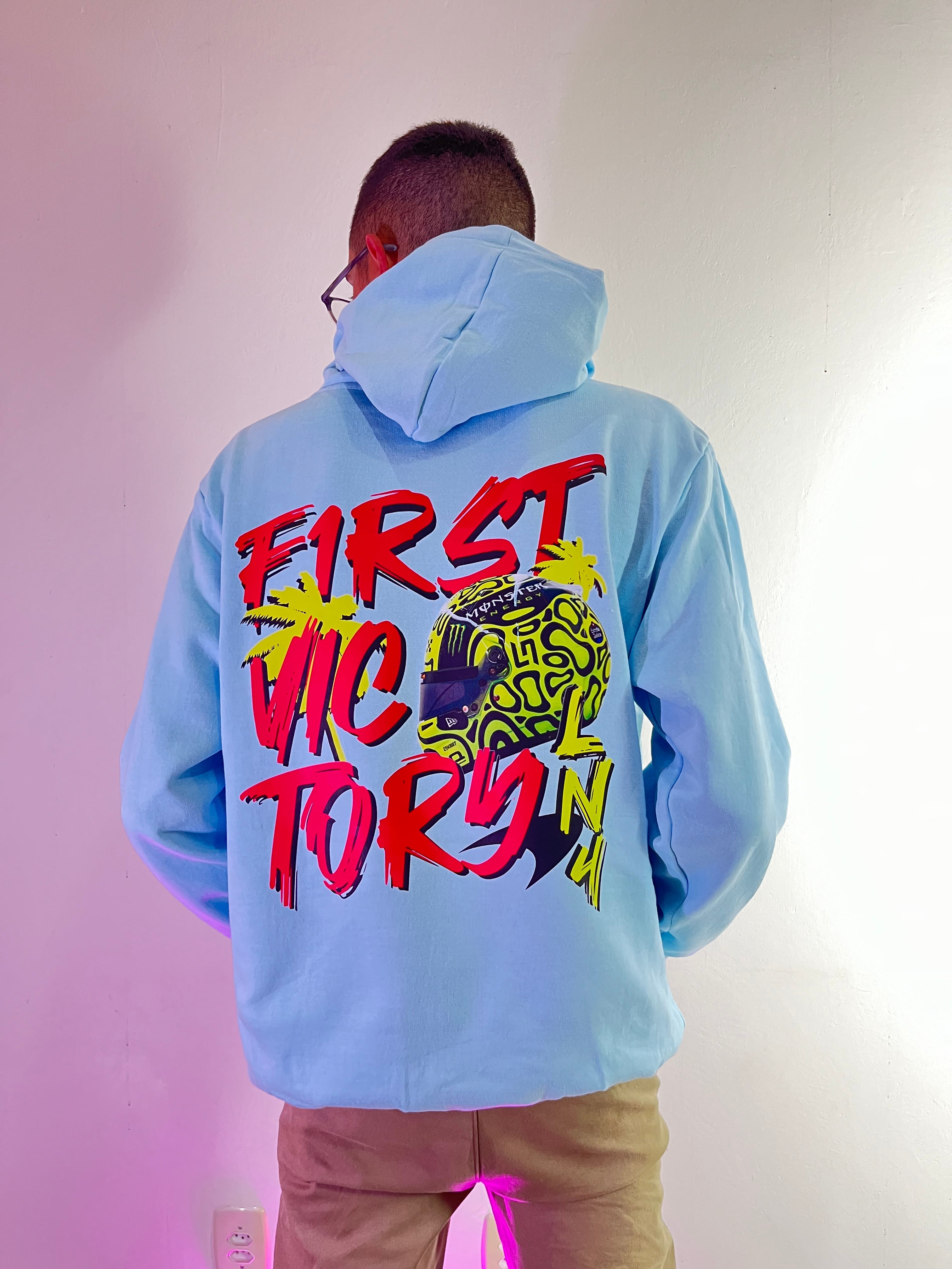 Lando Norris First Victory Hoodie Moments Blue