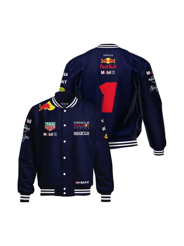 Red Bull Max Verstappen 2025 Navy Blue Jacket