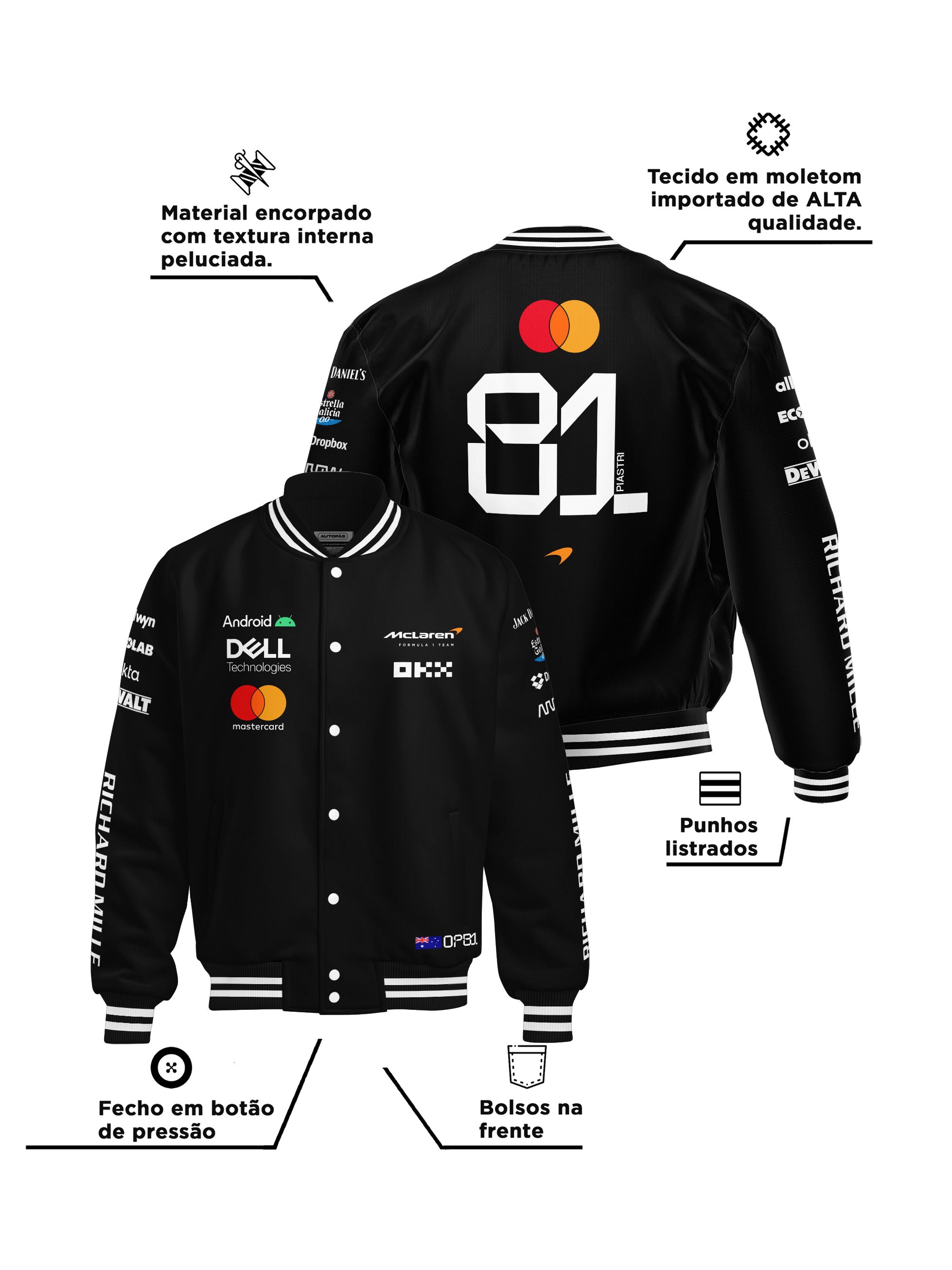 McLaren Jacket 2025 Oscar Piastri