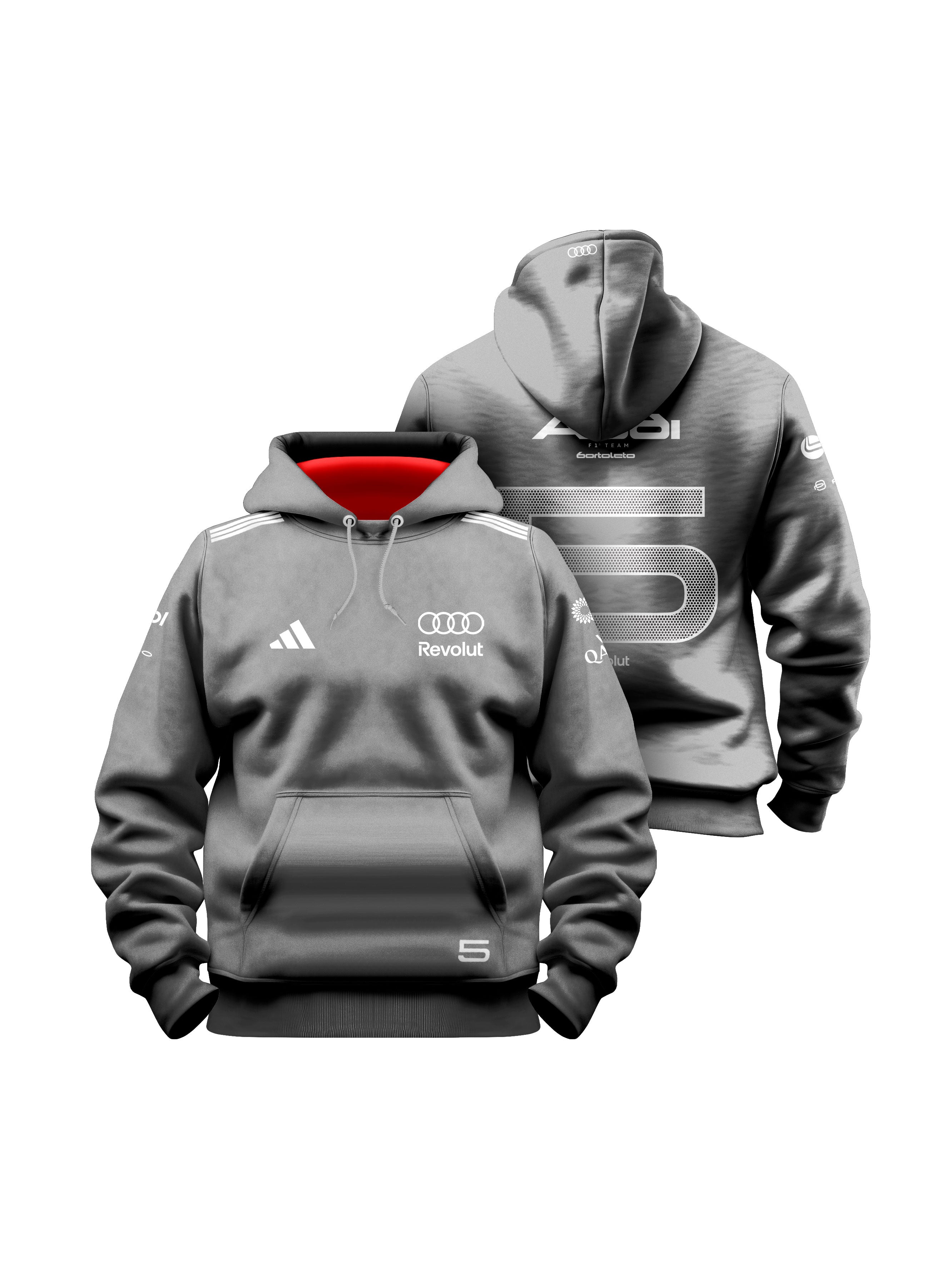 Gabriel Bortoleto Audi 2026 Gray Hoodie