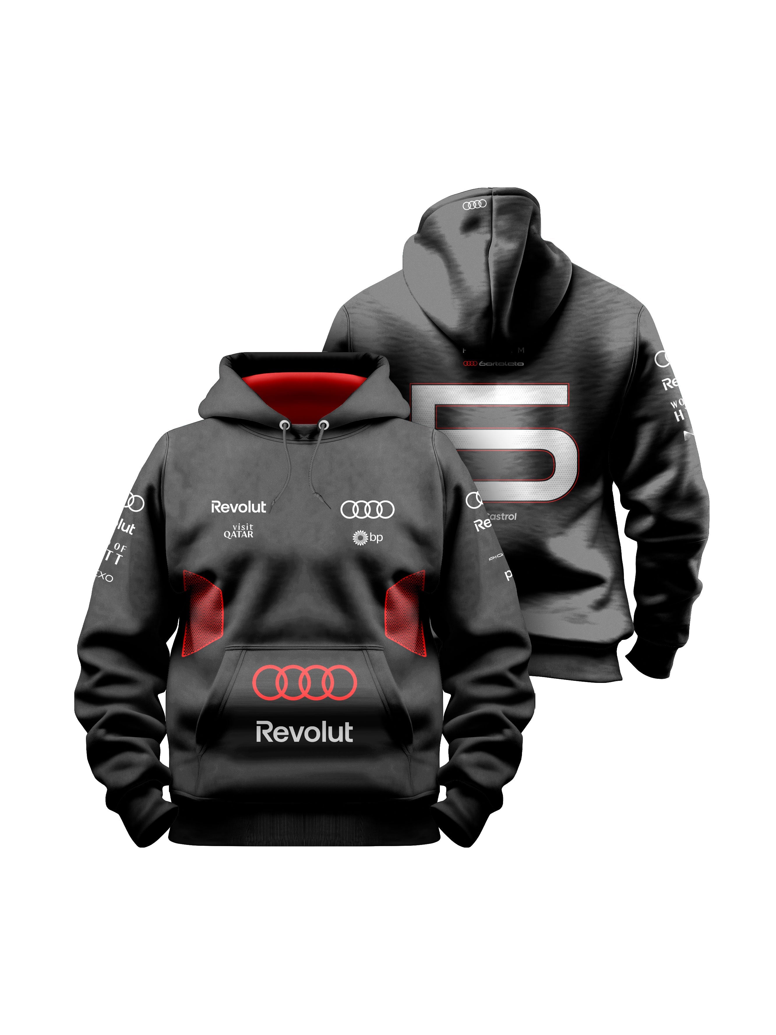 Gabriel Bortoleto Audi 2026 Black Hoodie
