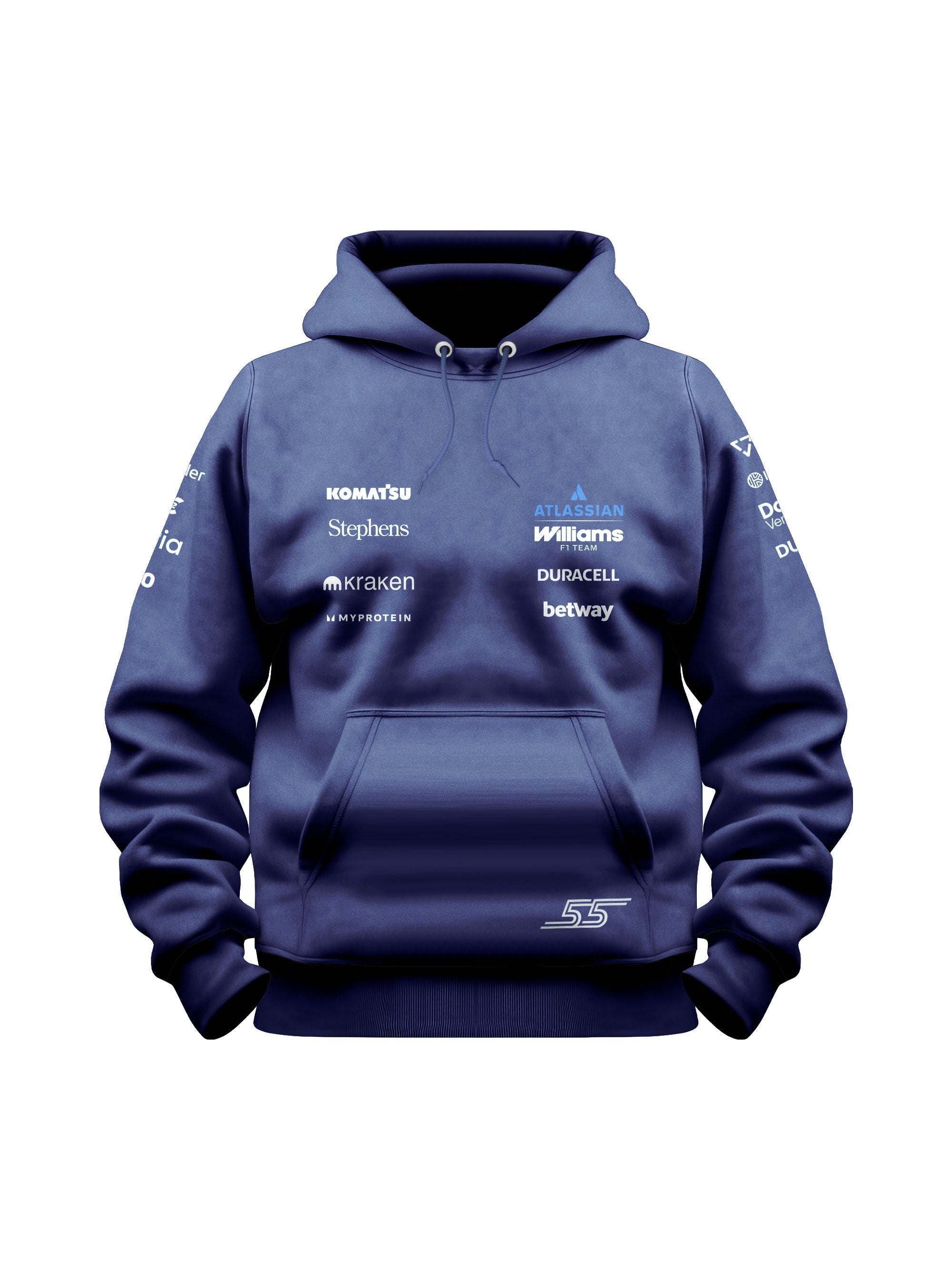 Carlos Sainz Williams 2026 Navy Blue Hoodie