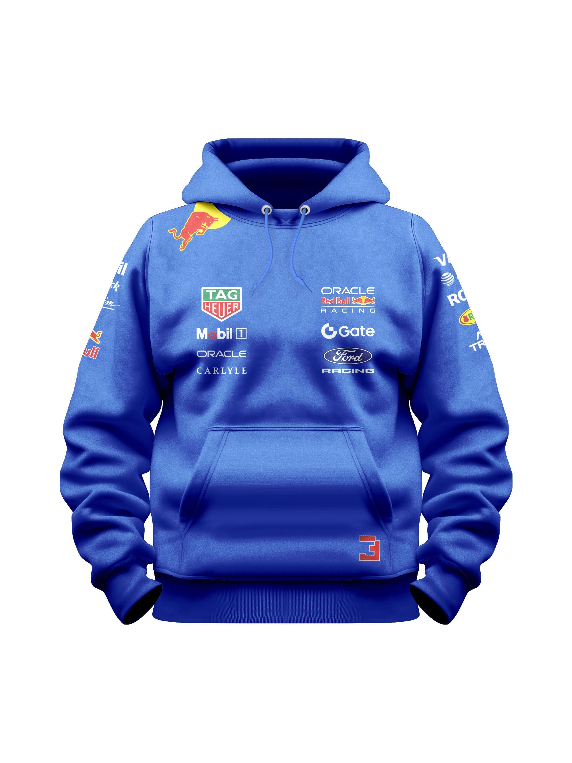 Max Verstappen Red Bull 2026 Royal Blue Hoodie