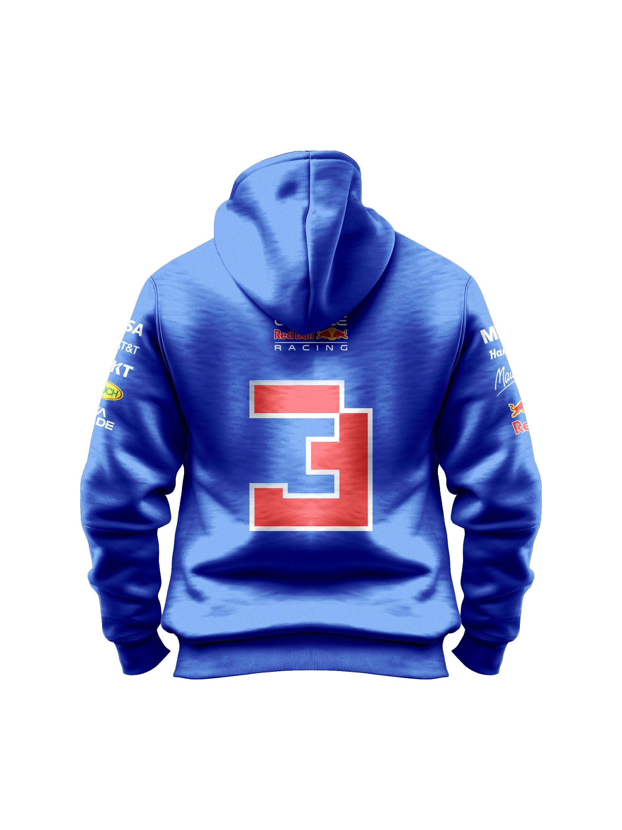 Max Verstappen Red Bull 2026 Royal Blue Hoodie