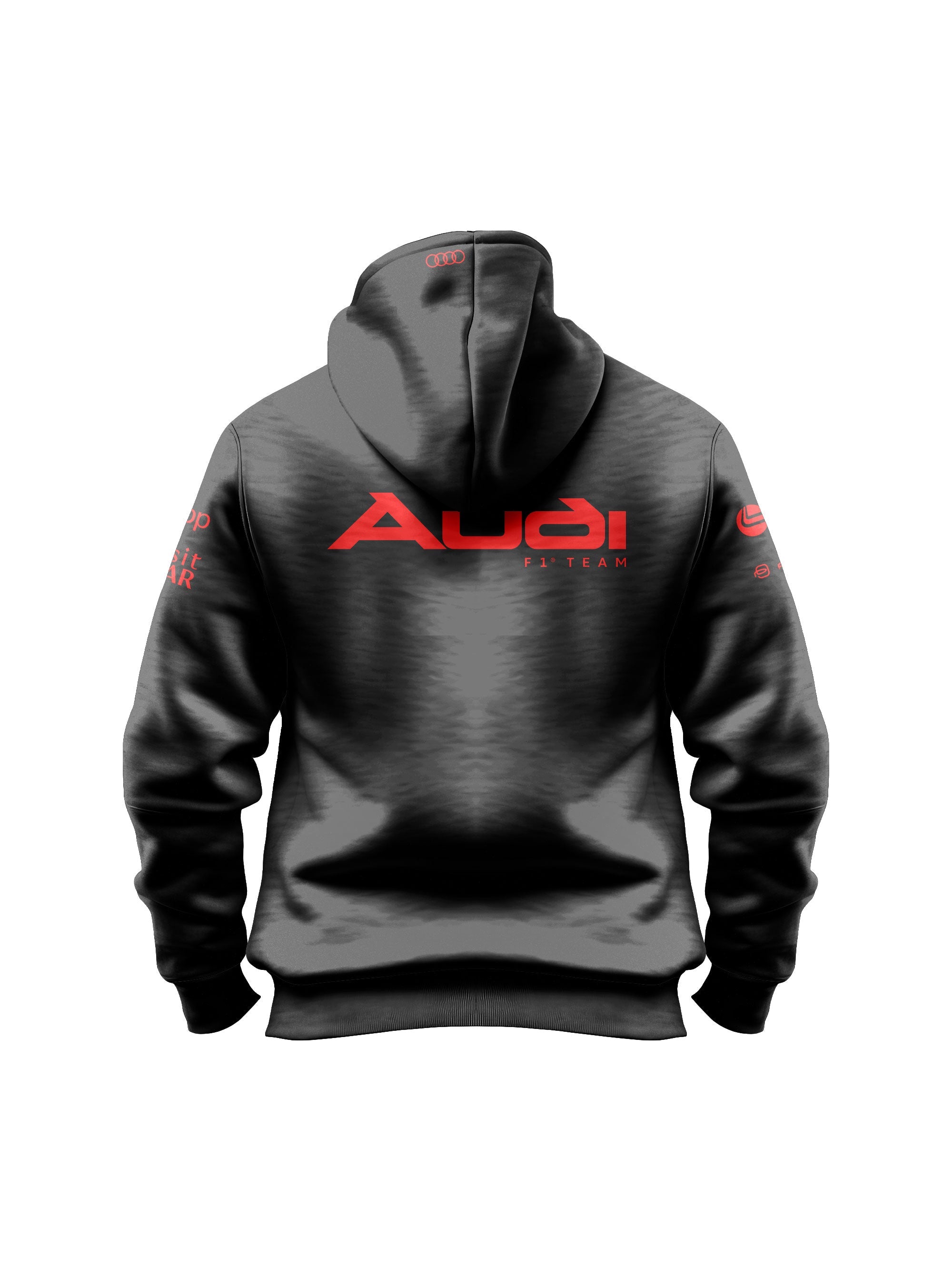 Audi F1 Red & Black 2026 Black Hoodie