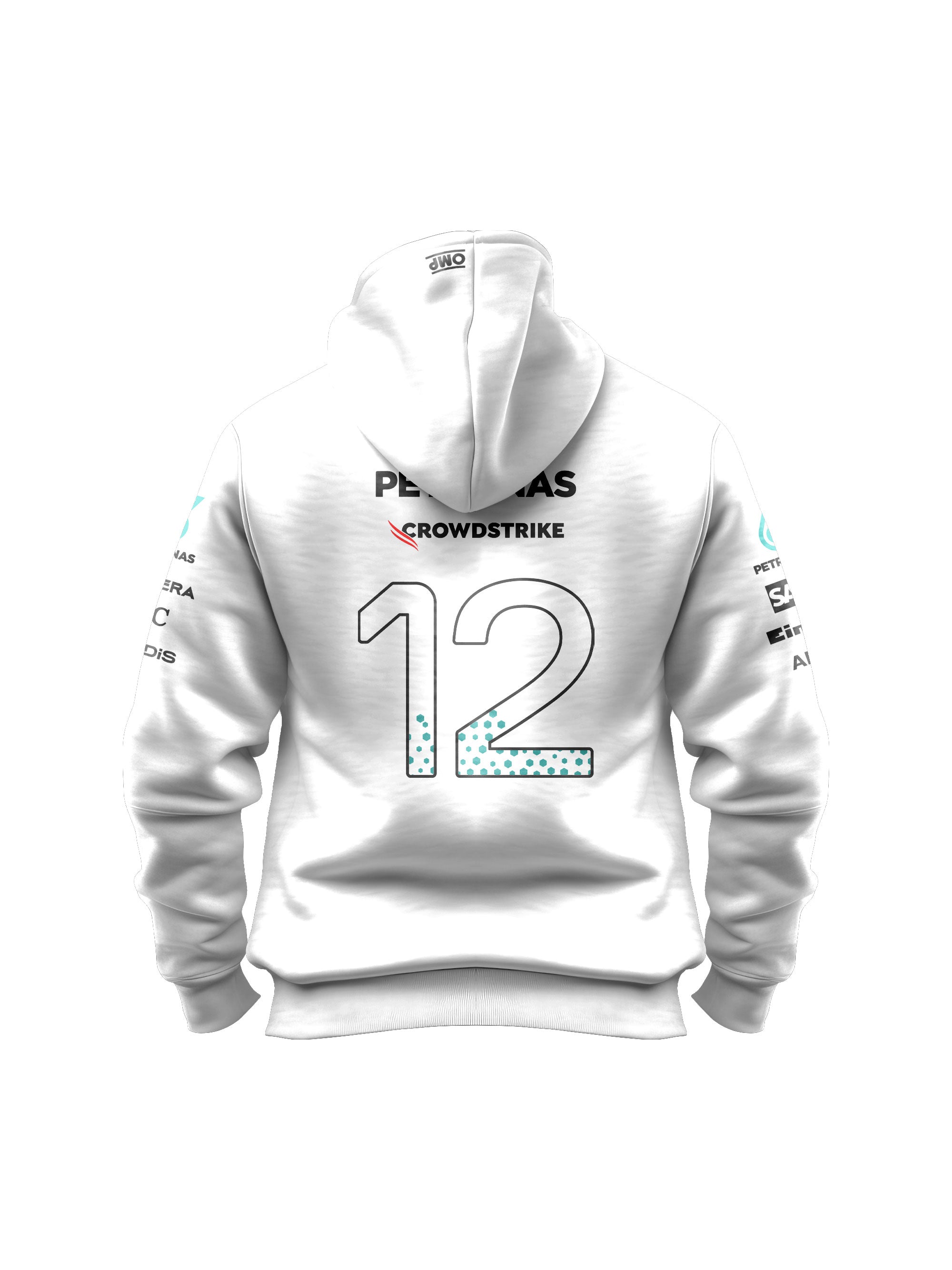 Kimi Antonelli Mercedes AMG 2026 White Hoodie